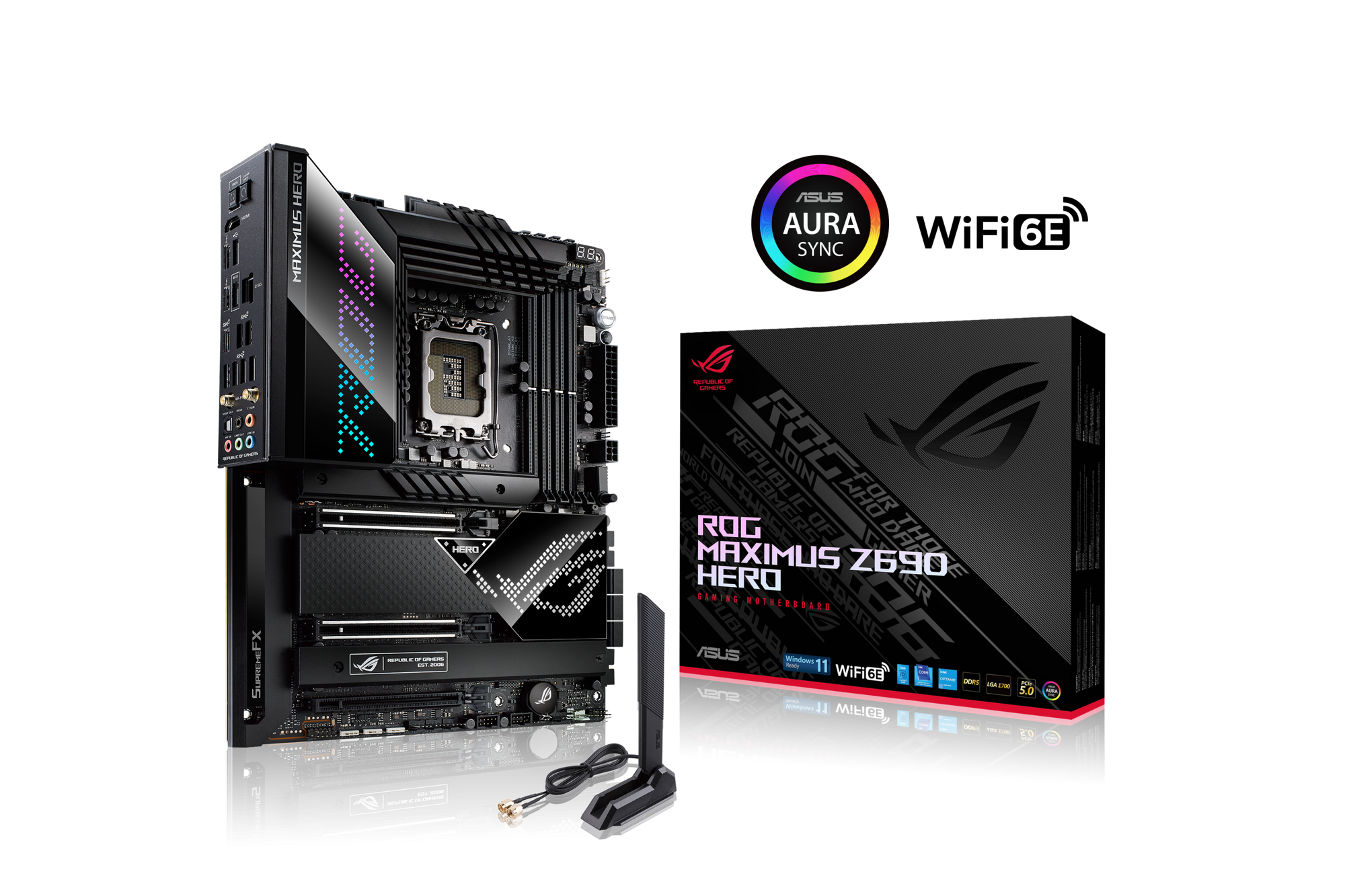 ASUS ROG MAXIMUS Z690 HERO Gaming Mainboard Socket Intel LGA 1700 1