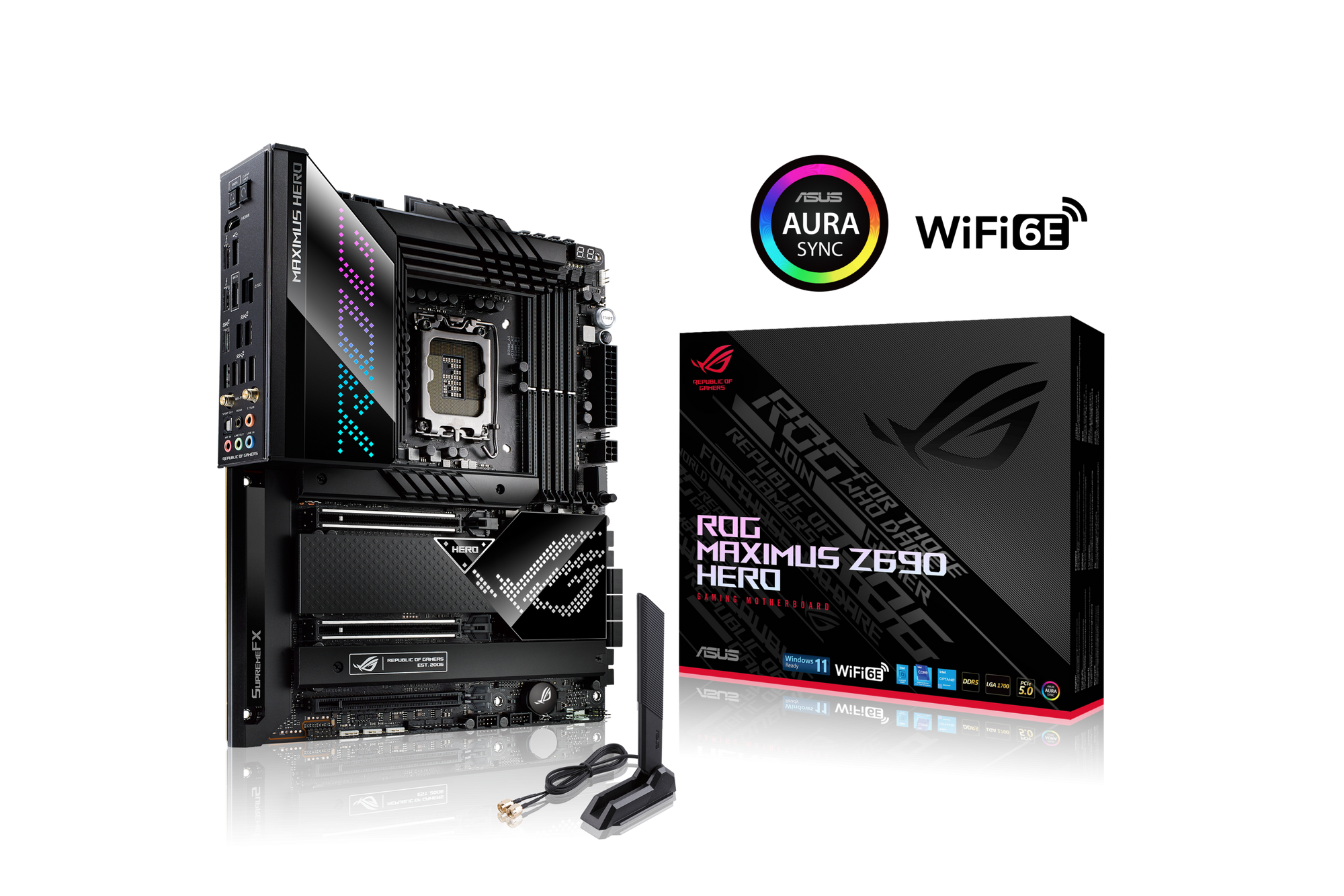 ASUS ROG MAXIMUS Z690 HERO Gaming Moederbord Intel LGA 1700 1