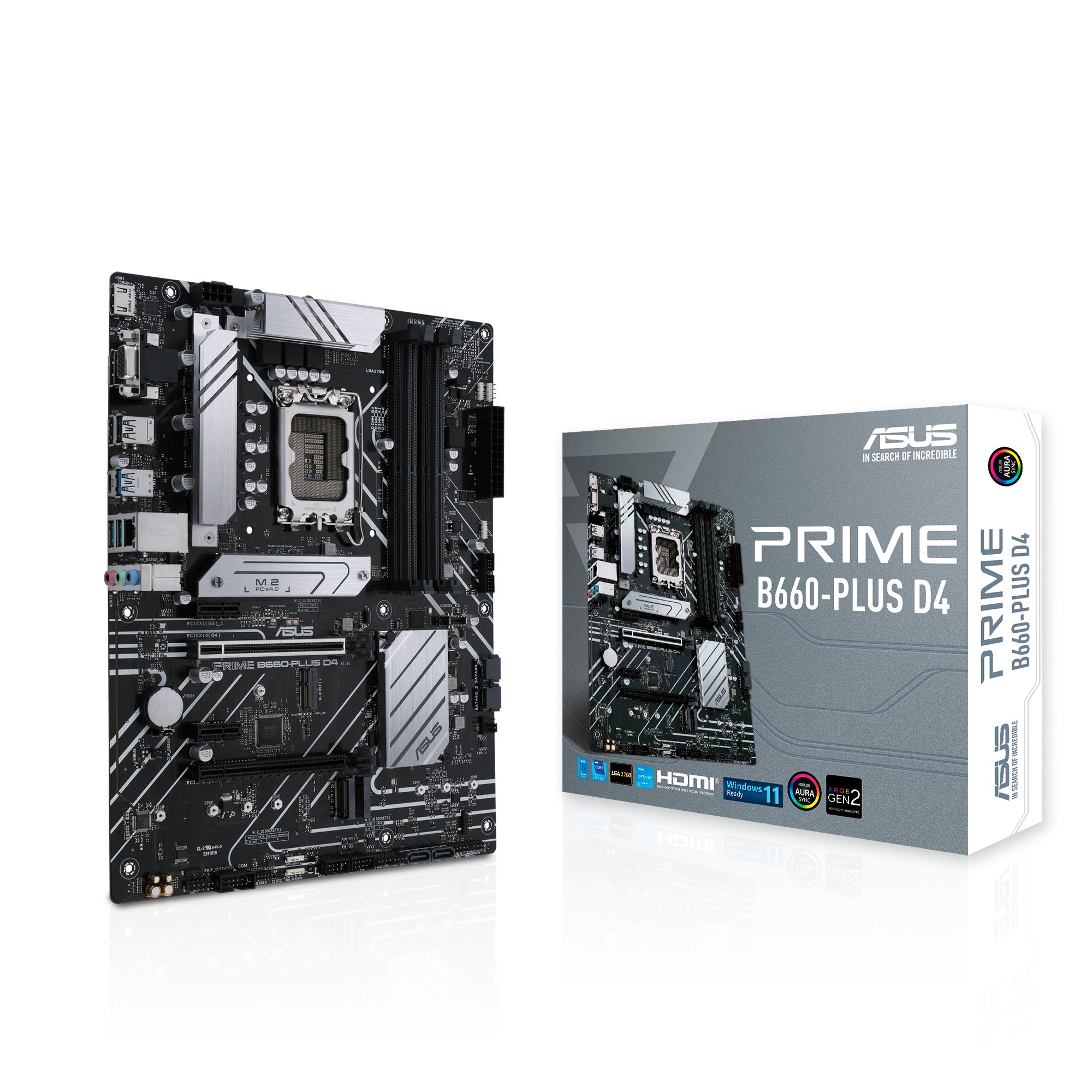 ASUS PRIME B660-PLUS D4 Gaming Socket Intel Carte mère LGA 1700 thumbnail 3