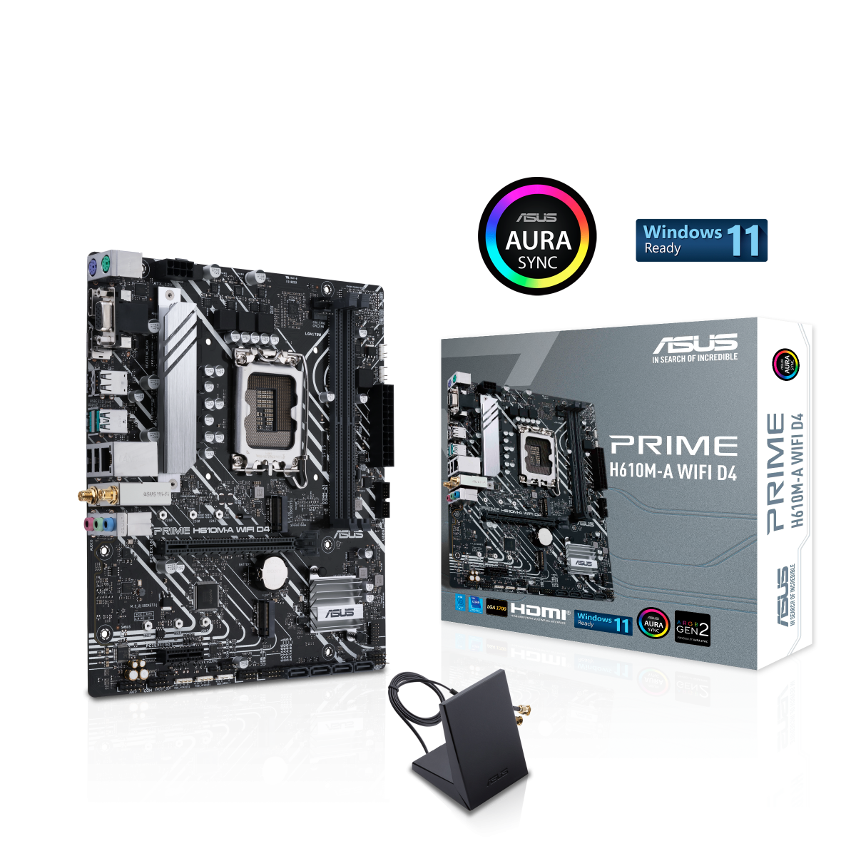 ASUS PRIME H610M-A WIFI D4 Mainboard Sockel Intel LGA 1700 1