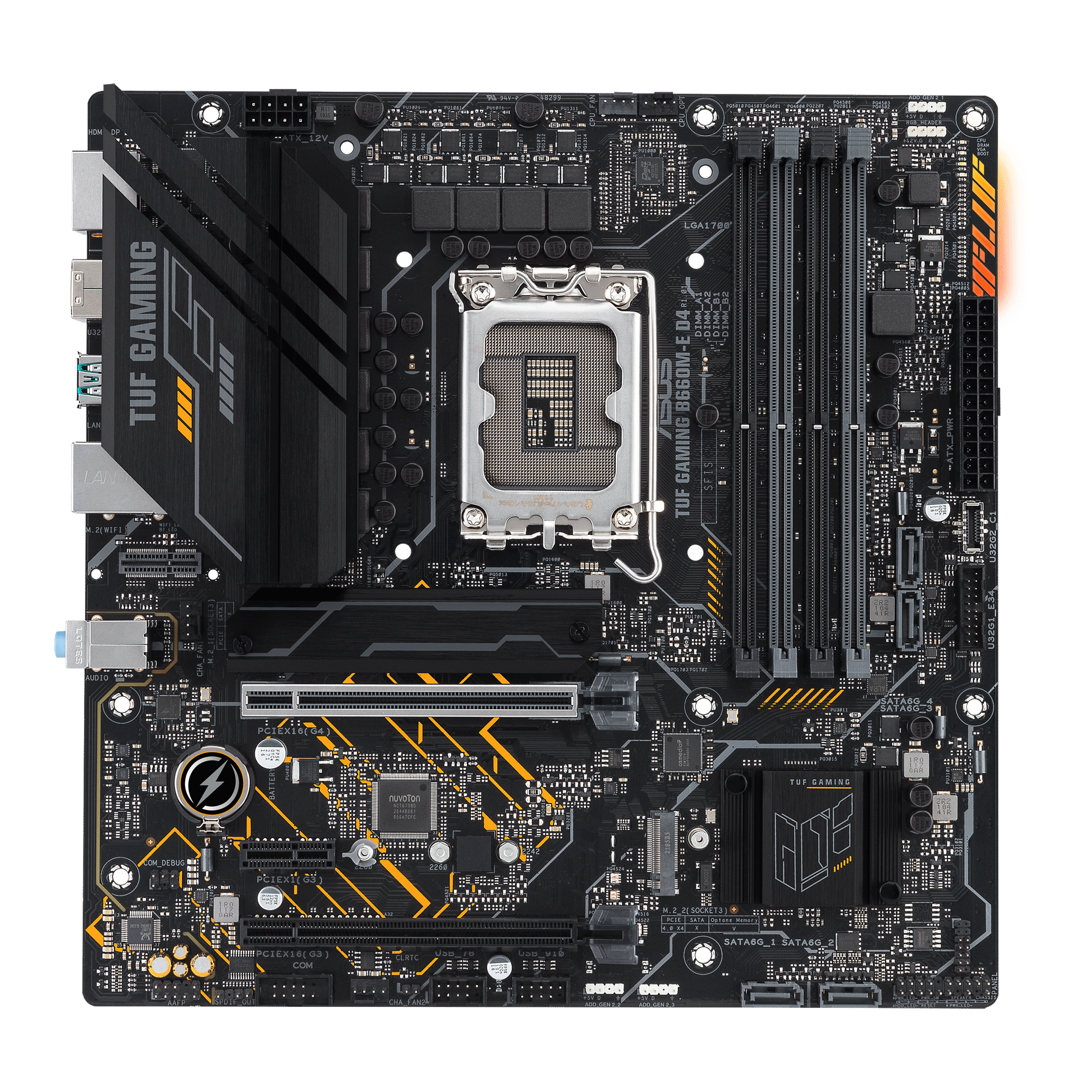 ASUS TUF GAMING B660M-E D4 Mainboard Sockel Intel LGA 1700 thumbnail 4