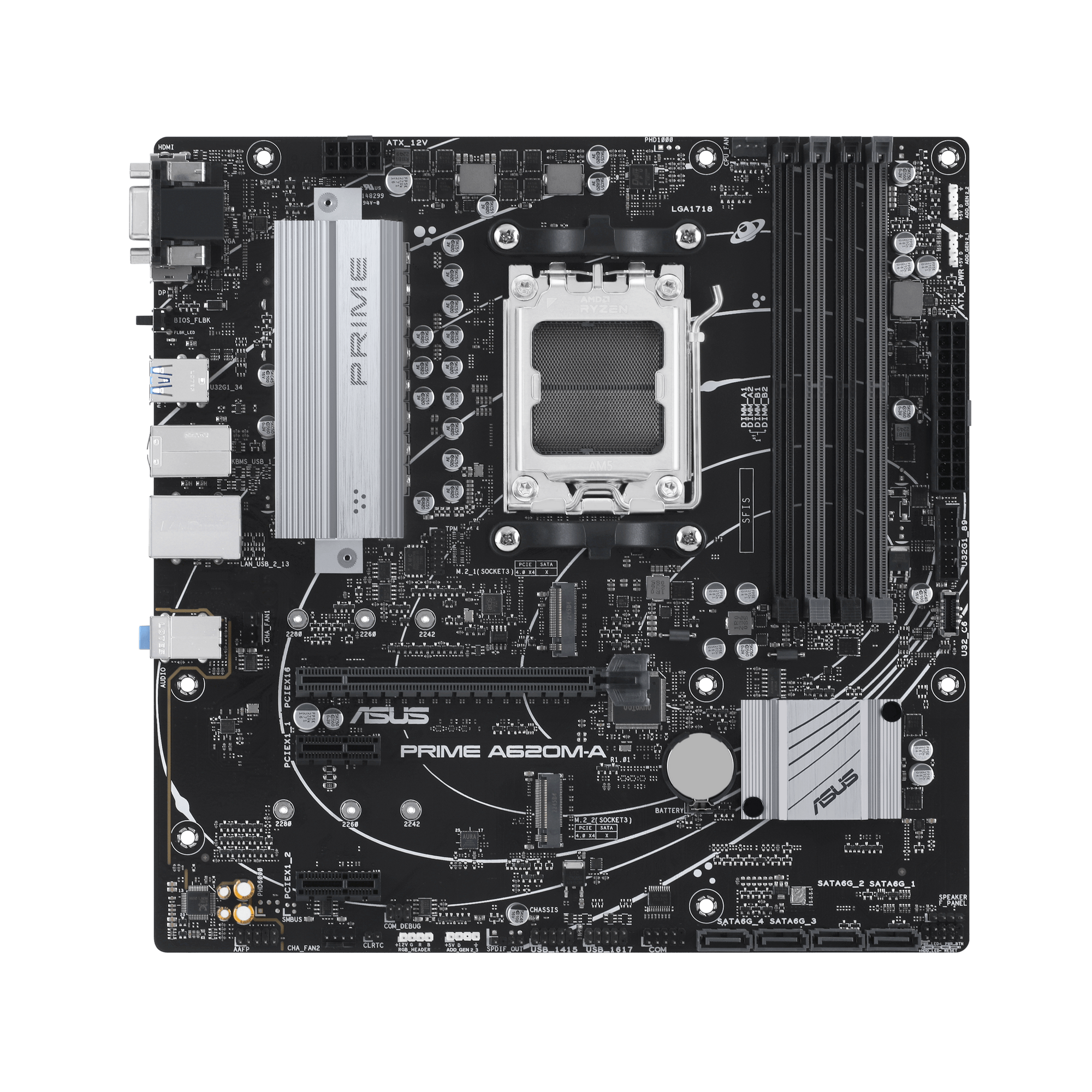 ASUS Prime A620M-A-CSM Mainboard Sockel AMD A620 thumbnail 3