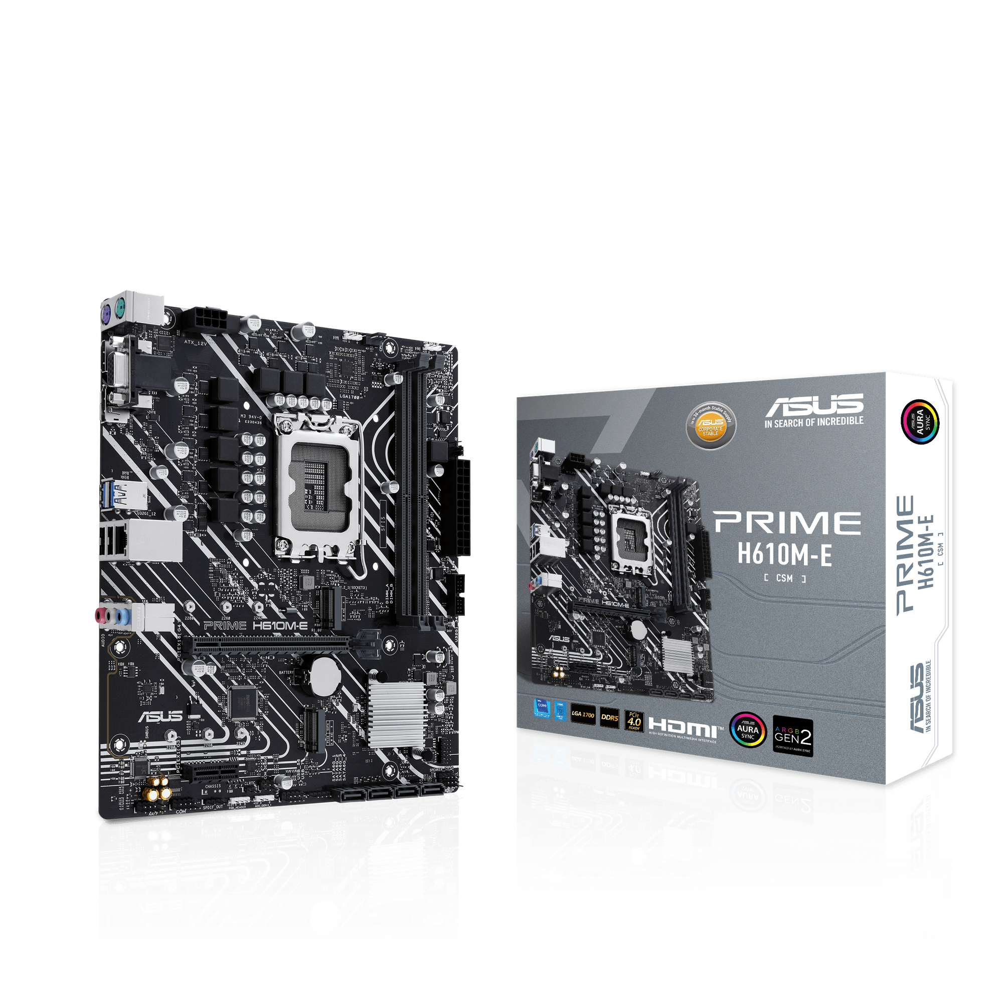 ASUS PRIME H610M-E-CSM Mainboard Sockel Intel LGA 1700 thumbnail 4