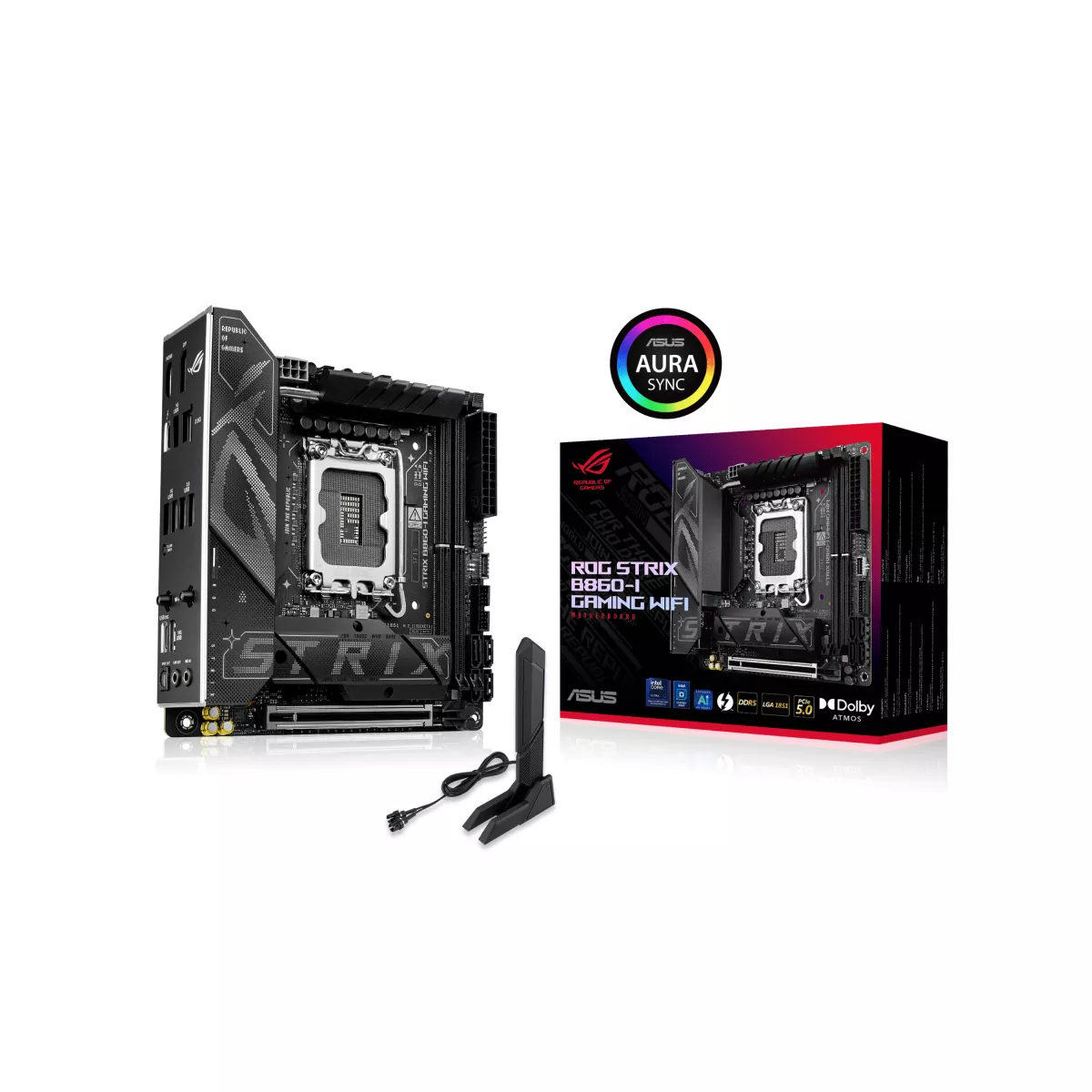 ASUS ROG STRIX B860-I GAMING WIFI Mainboard Sockel Intel LGA 1851