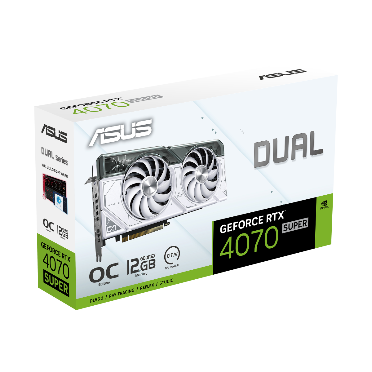 ASUS DUAL-RTX4070S-O12G-WHITE | ASUS Onlineshop