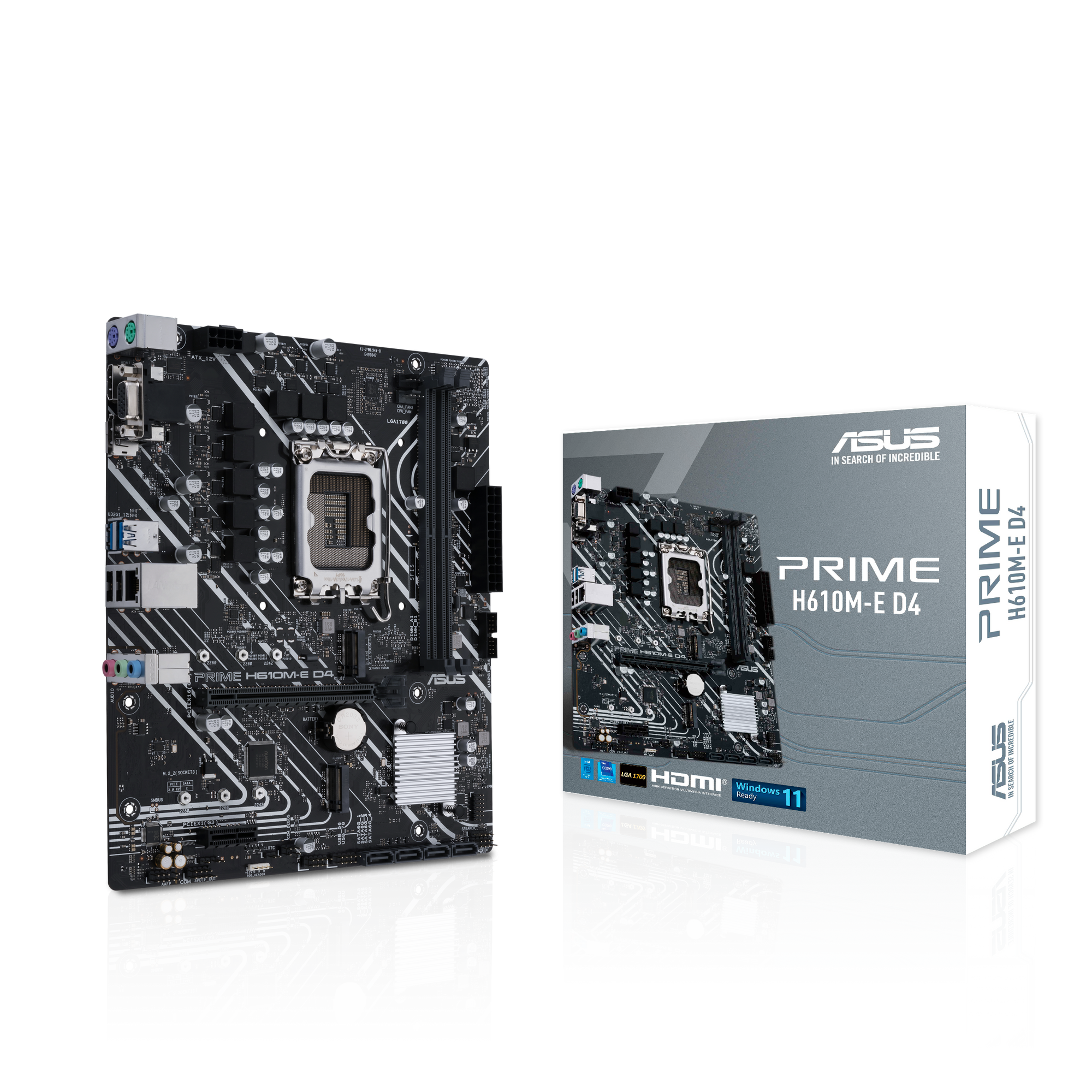 ASUS Prime H610M-E D4-CSM Business Mainboard Sockel Intel LGA 1700 2