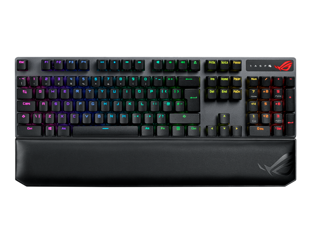 ASUS ROG Strix Scope NX Wireless Deluxe (XA09) Mechanical Gaming Keyboard (NX Red Switches) thumbnail 1