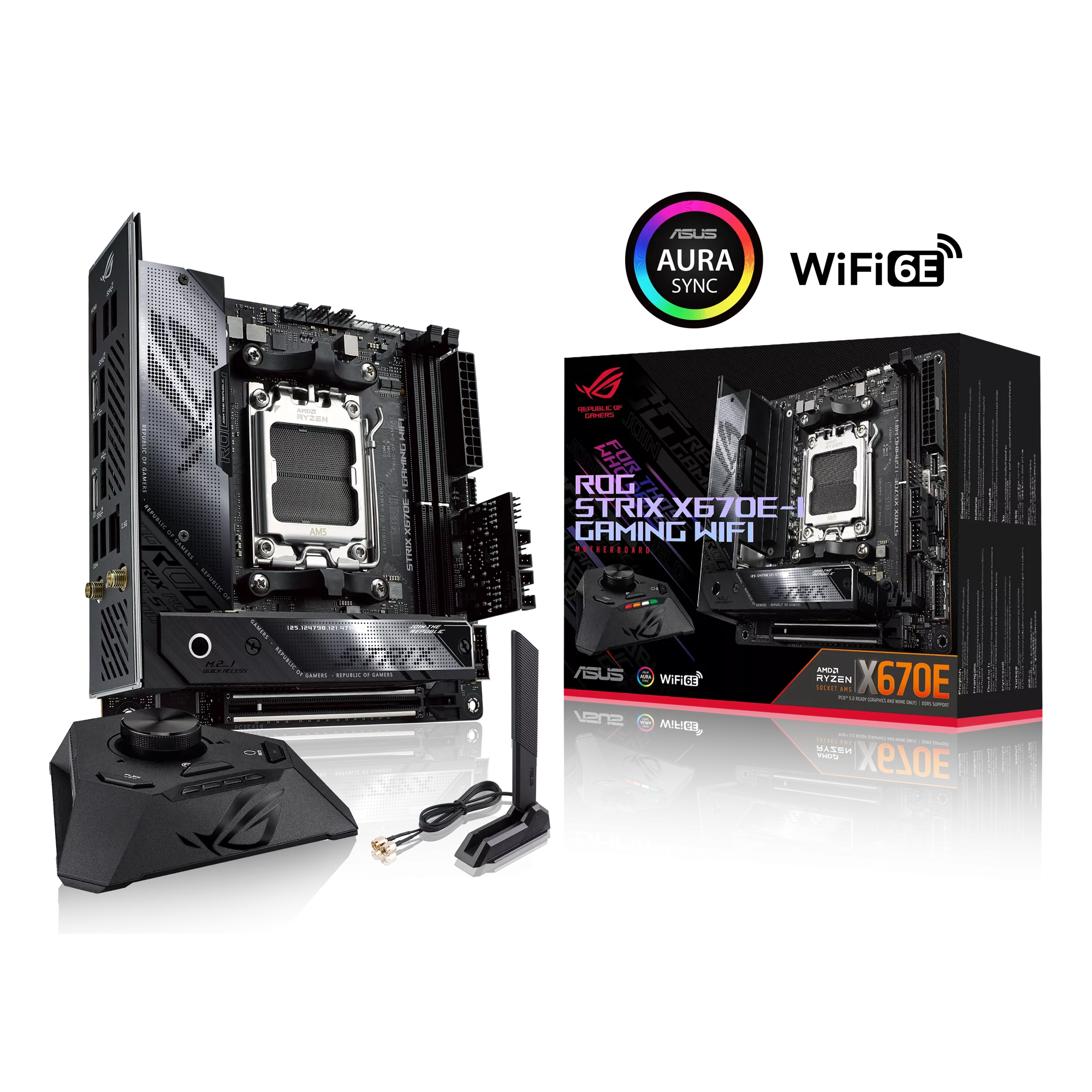 ASUS ROG STRIX X670E-I GAMING WIFI Mainboard Sockel AMD AM5