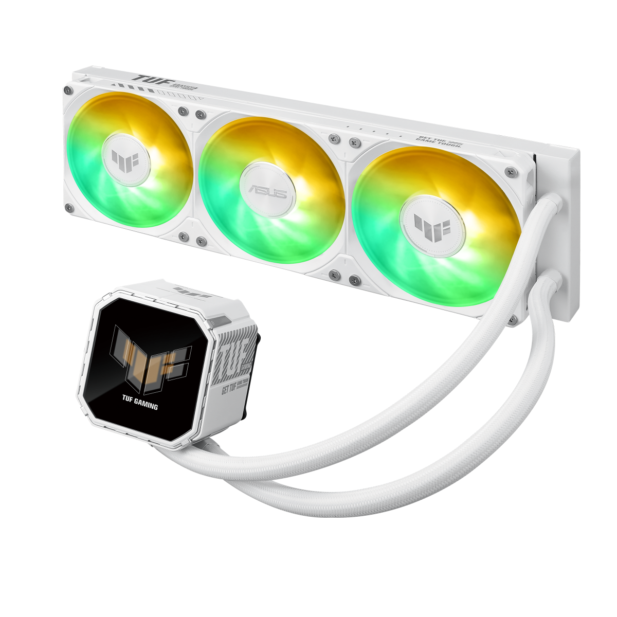 ASUS TUF Gaming LC III 360 ARGB LCD White All-in-One-Flüssig-CPU Wasserkühlung thumbnail 4