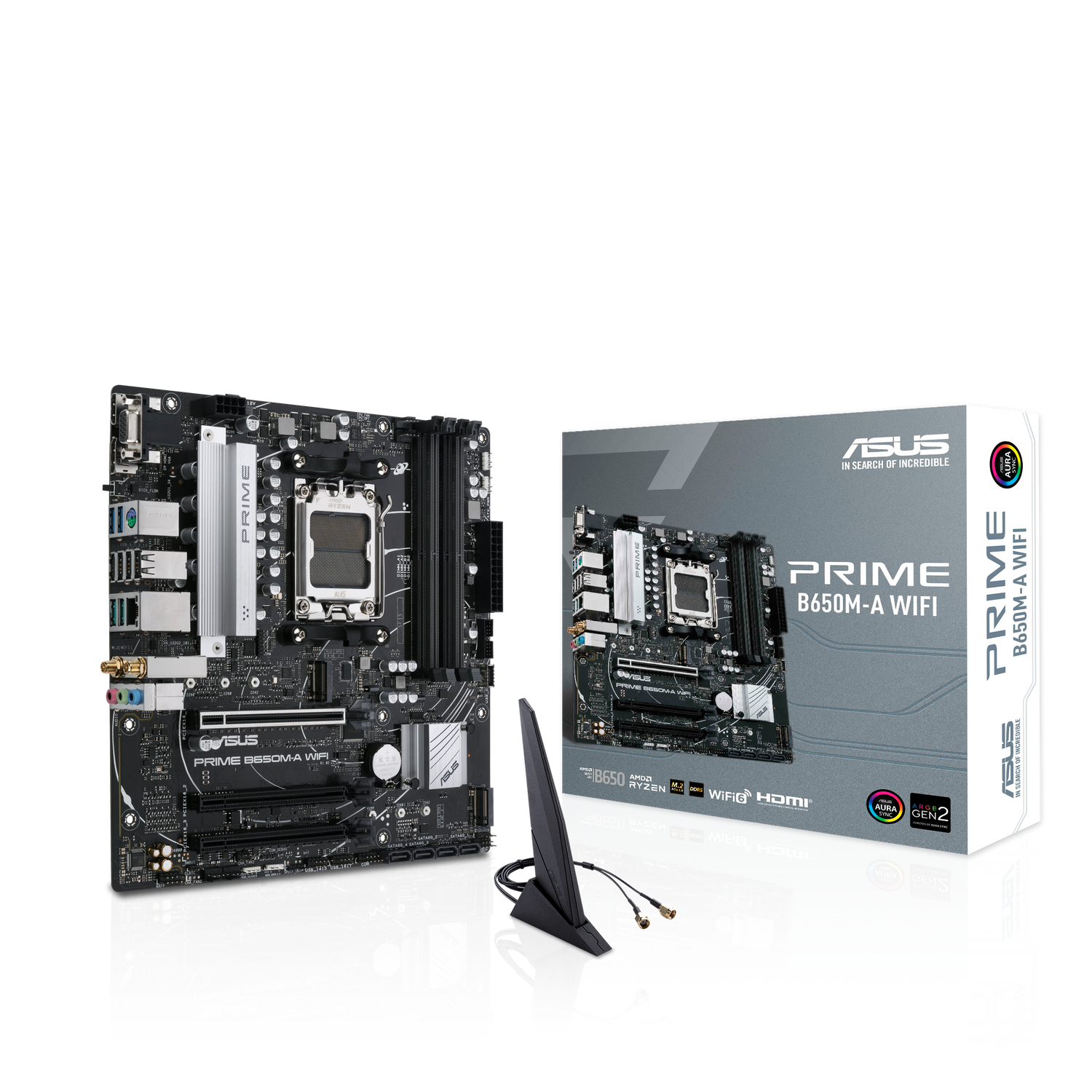 Bundle  ASUS Prime B650M-A WIFI Gaming Mainboard Sockel AMD AM5 + CPU 2