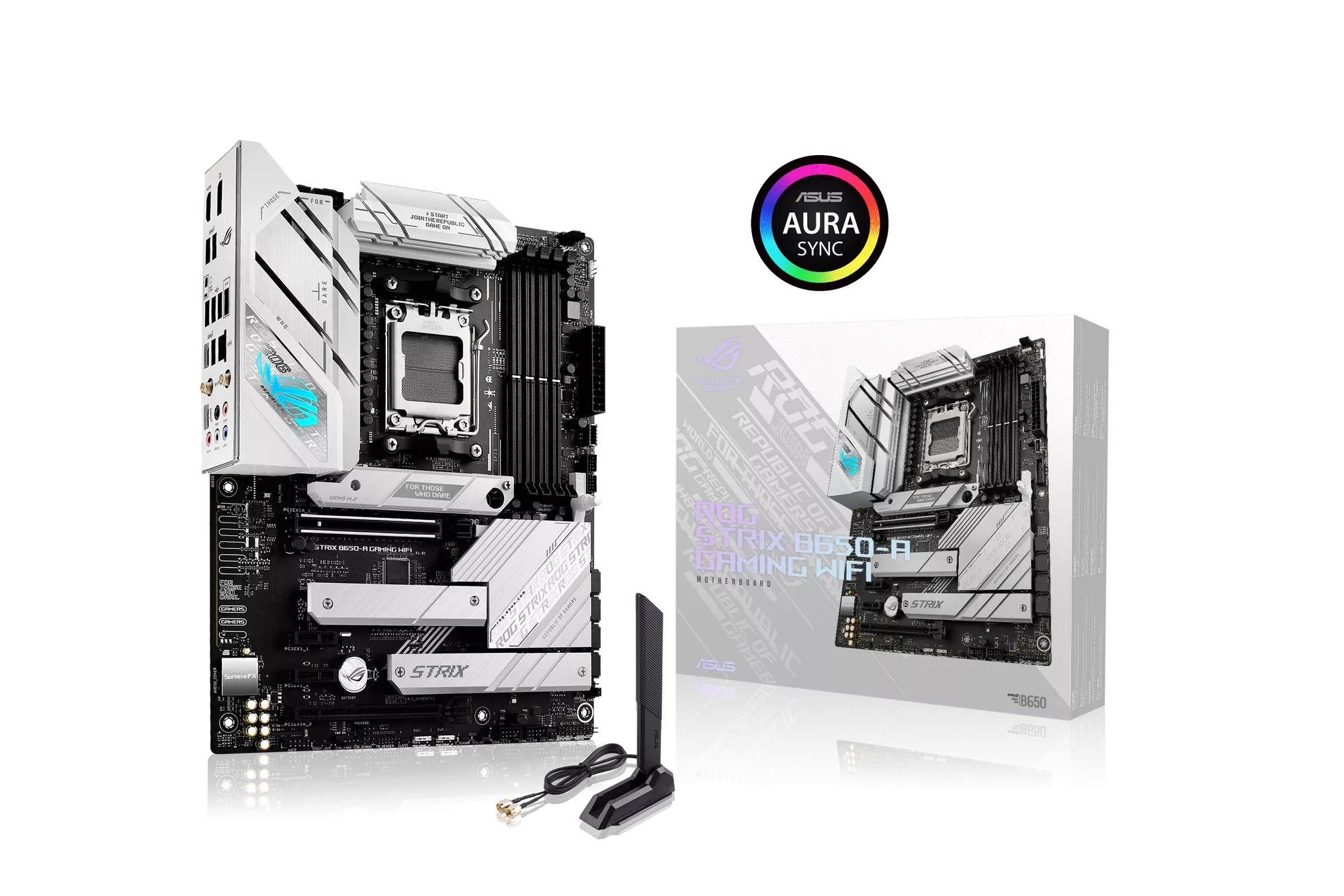 ASUS ROG STRIX B650-A GAMING WIFI Motherboard Socket AMD AM5 ASUS ROG STRIX B650-A GAMING WIFI Motherboard Socket AMD AM5