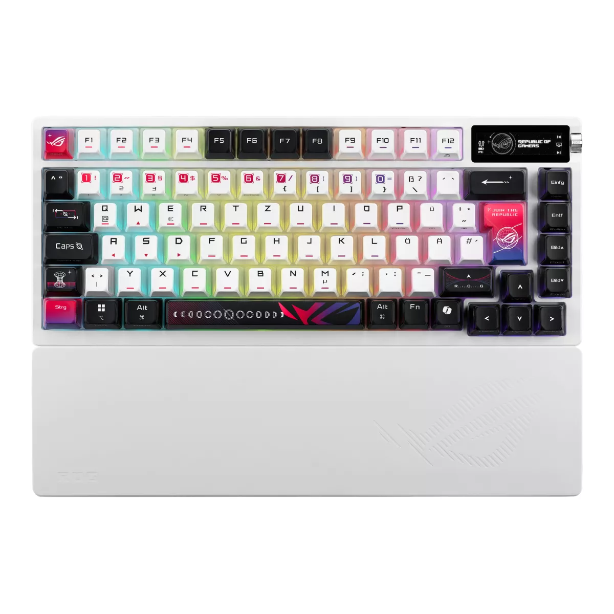 ASUS ROG Azoth X 75% Wireless Custom-Gaming-Tastatur QWERTZ Schweiz