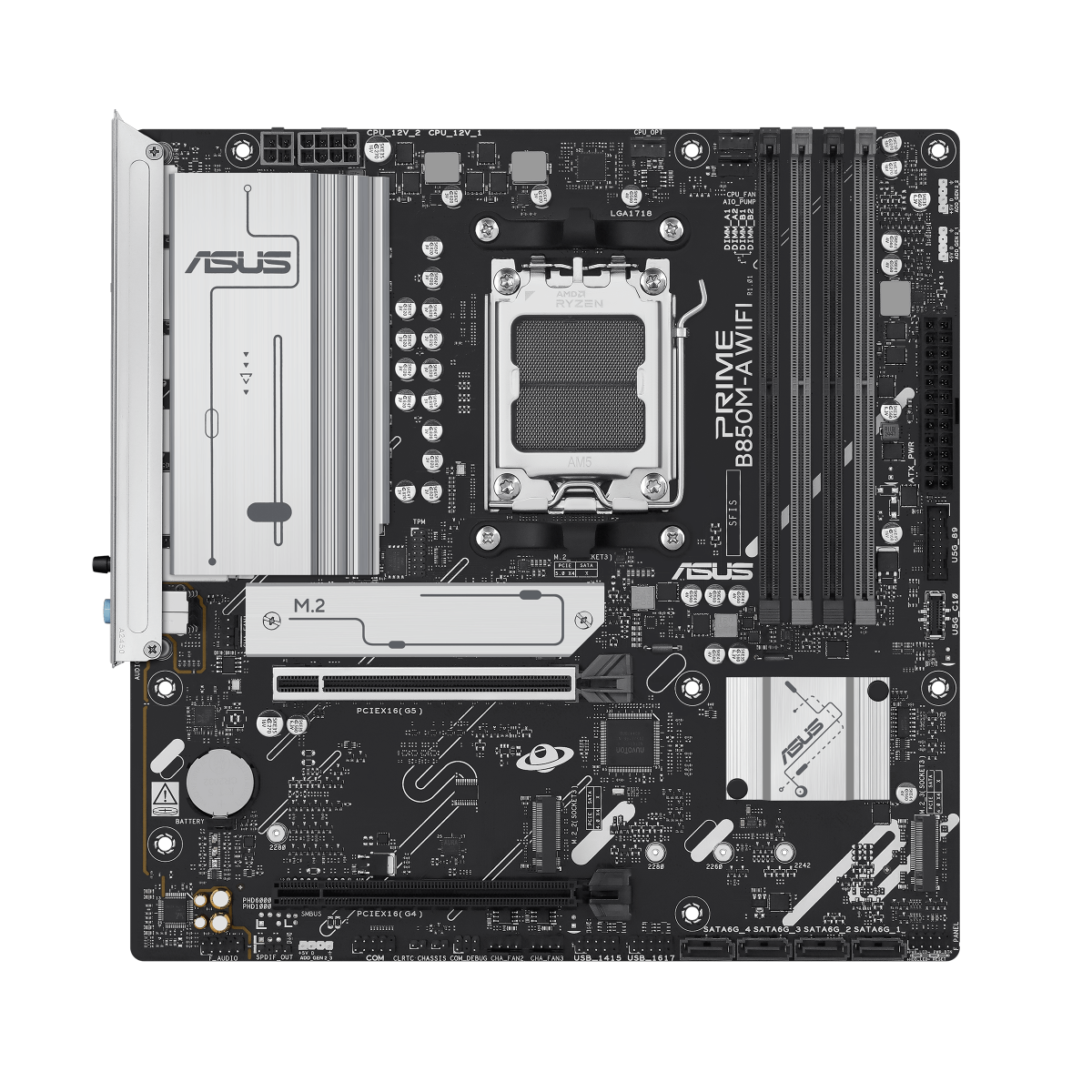 ASUS PRIME B850M-A WIFI Gaming Mainboard Sockel AMD AM5 thumbnail 3