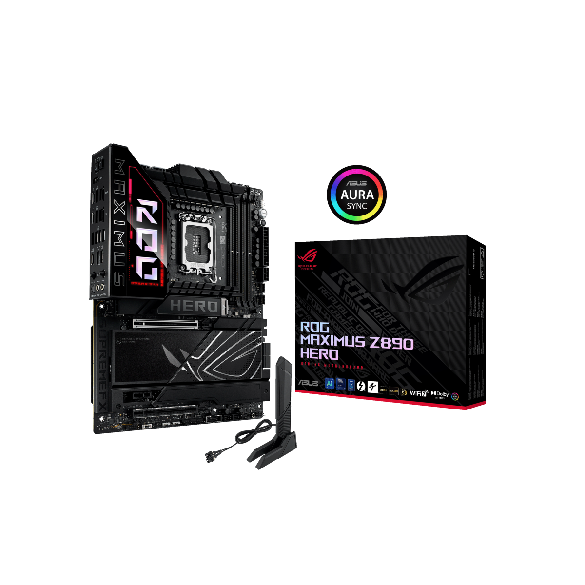 ASUS ROG MAXIMUS Z890 HERO Gaming Mainboard Sockel Intel LGA 1851