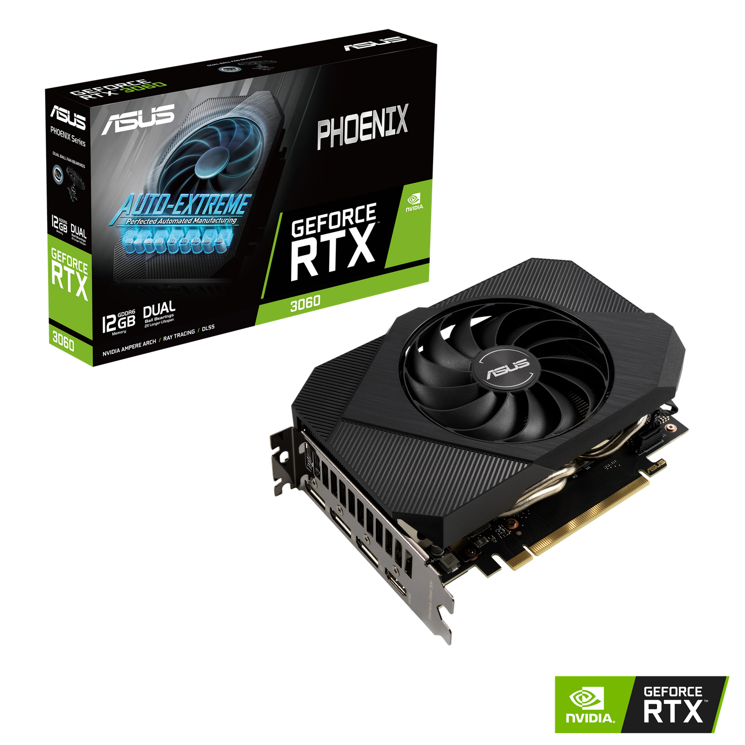 ASUS Phoenix GeForce RTX 3060 12G V2 Gaming Grafikkarte 