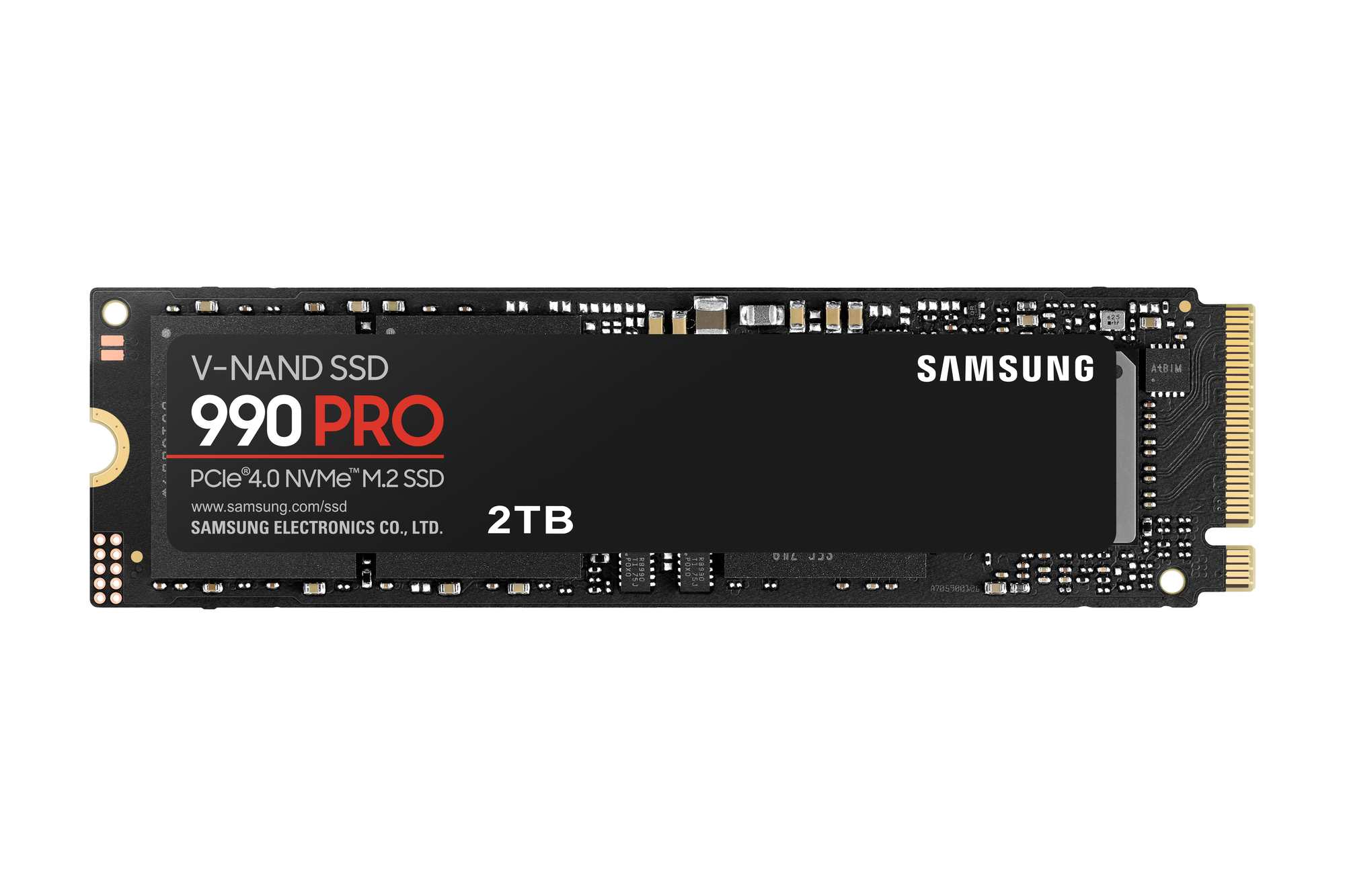 Samsung 990 PRO 2 TB PCIe 4.0 NVMe™ M.2 (2280) Internes Solid State Drive (SSD) (MZ-V9P2T0BW)
 1