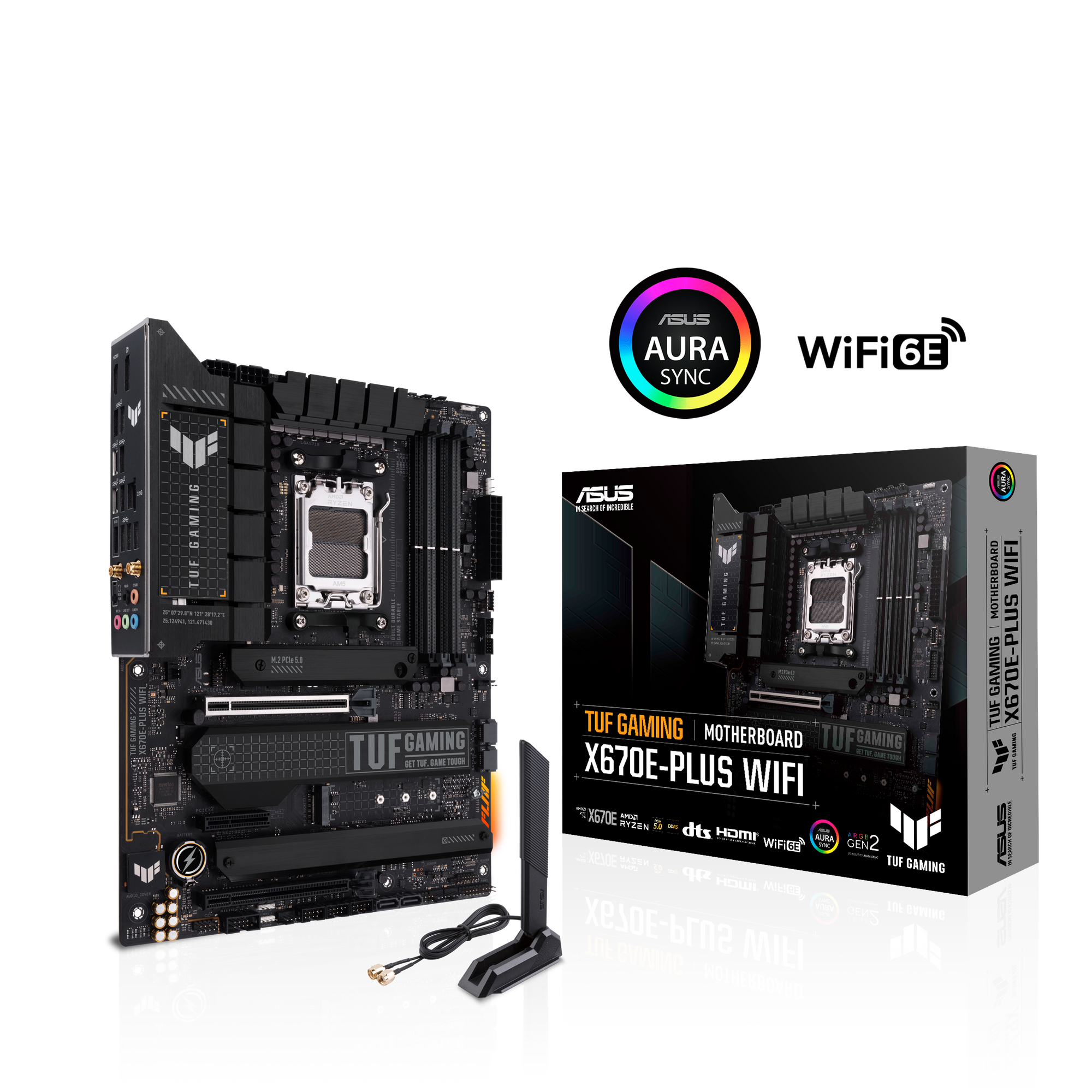 ASUS TUF GAMING X670E-PLUS WIFI Socle Carte mère AMD AM5