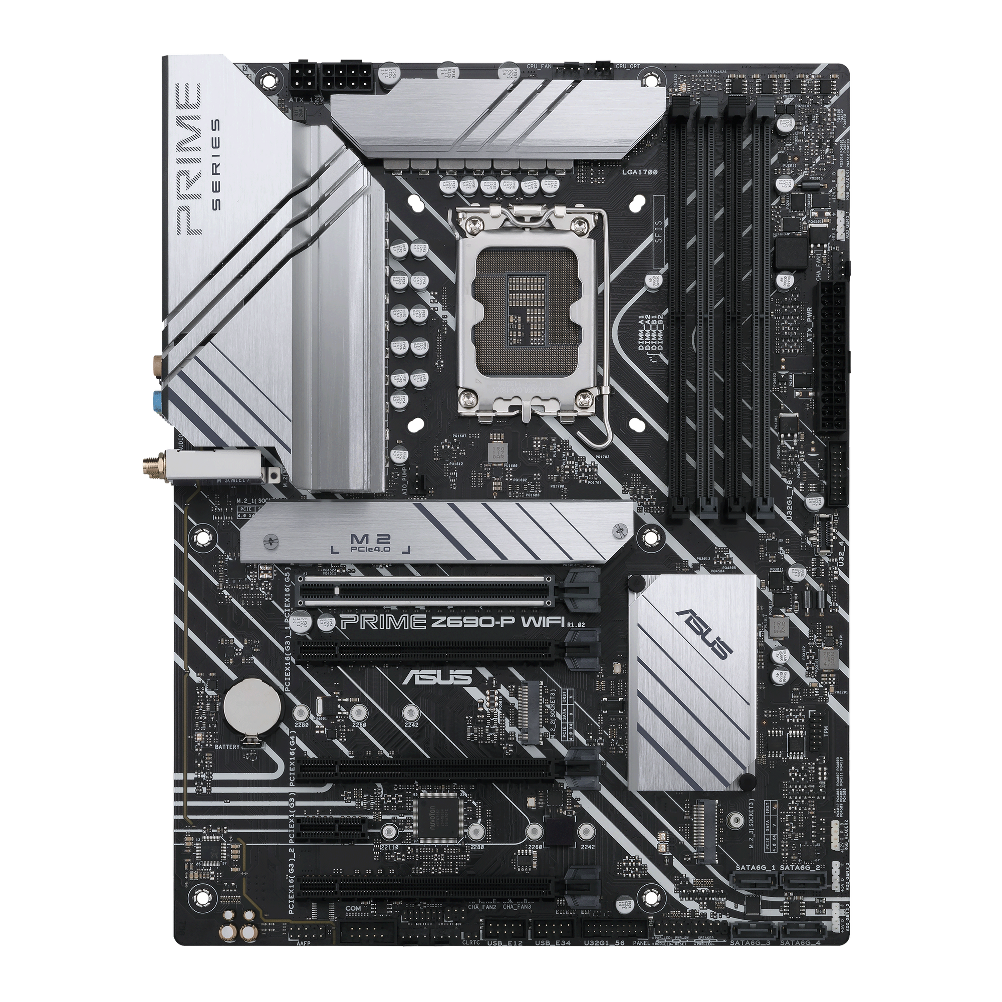 ASUS PRIME Z690-P WIFI Gaming Mainboard Sockel Intel LGA 1700 thumbnail 4