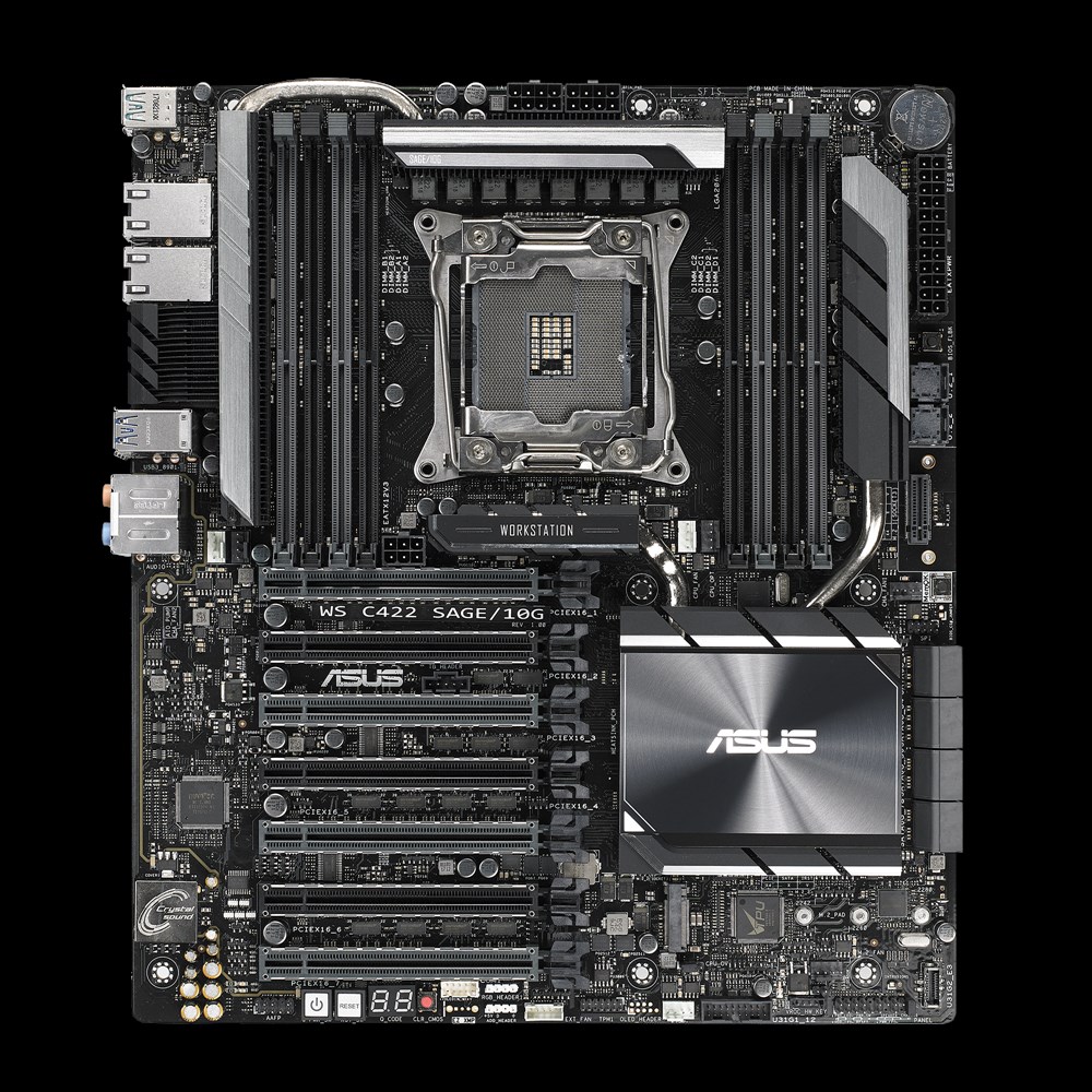 ASUS WS C422 SAGE/10G Workstation Mainboard thumbnail 4