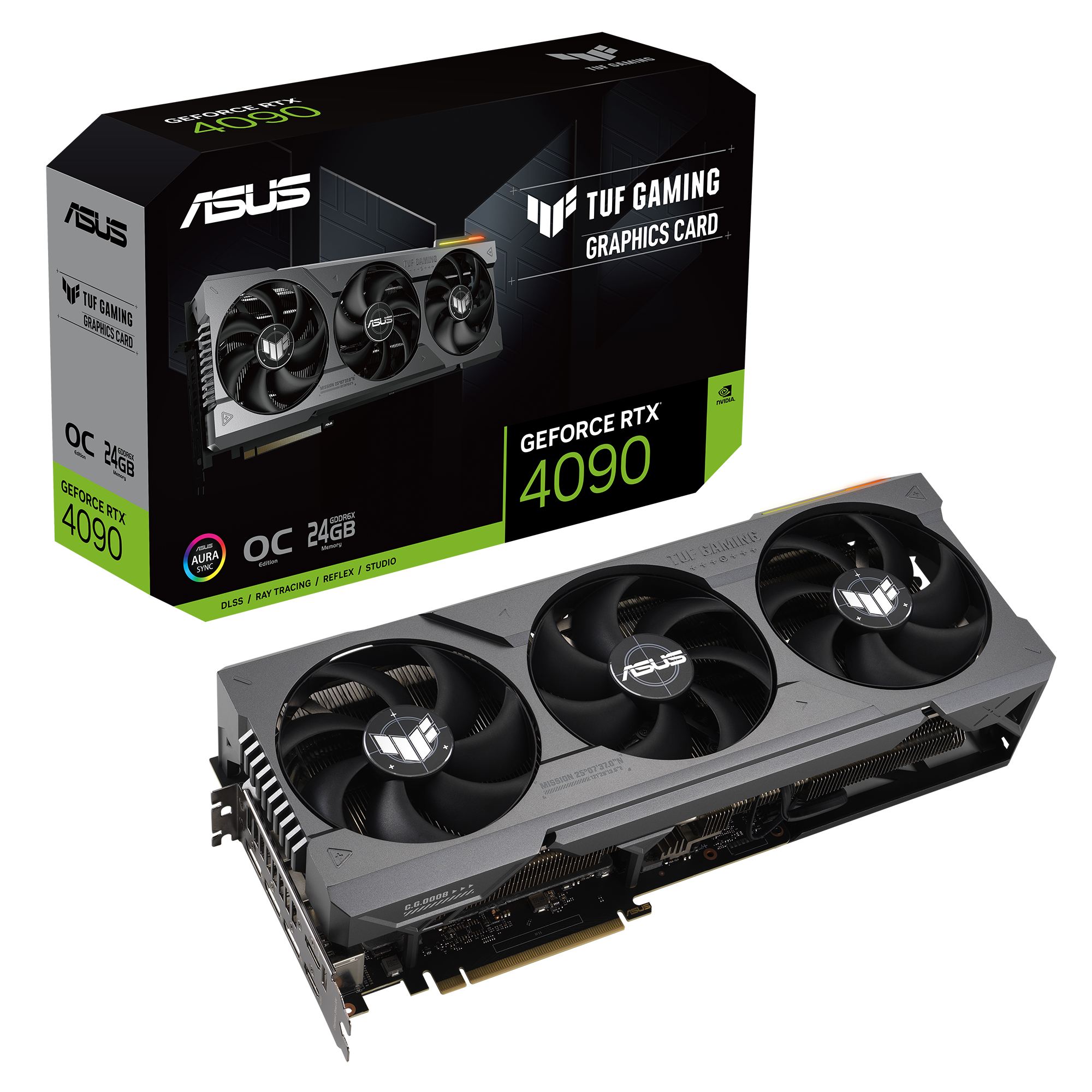 ASUS TUF Gaming GeForce RTX 4090 24GB GDDR6X OC Edition DLSS3 Gaming Carte graphique 1
