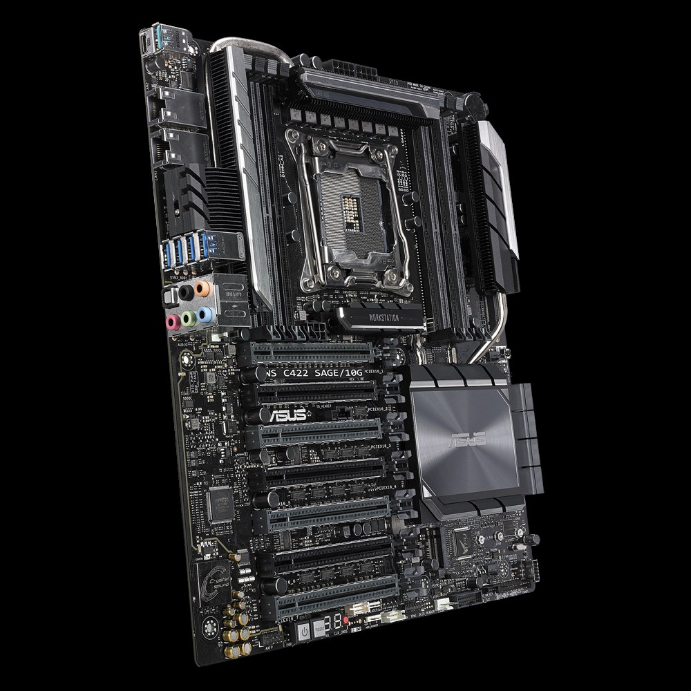 ASUS WS C422 SAGE/10G Workstation Mainboard thumbnail 3