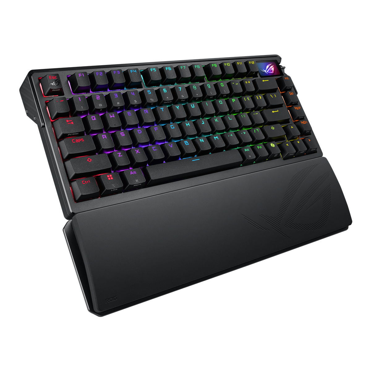 ASUS ROG AZOTH EXTREME 75% Wireless DIY Custom Gaming Keyboard, OLED display thumbnail 4