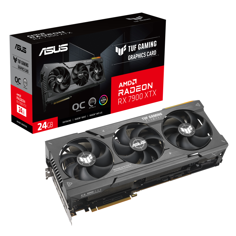 ASUS TUF Gaming AMD Radeon RX 7900 XTX OC Edition 24GB GDDR6 Gaming Grafikkarte thumbnail 4