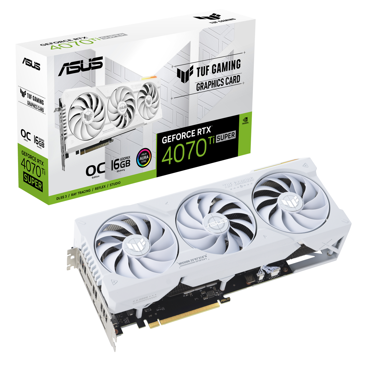 ASUS TUF-RTX4070TIS-O16G-WHITE-GAMING 1