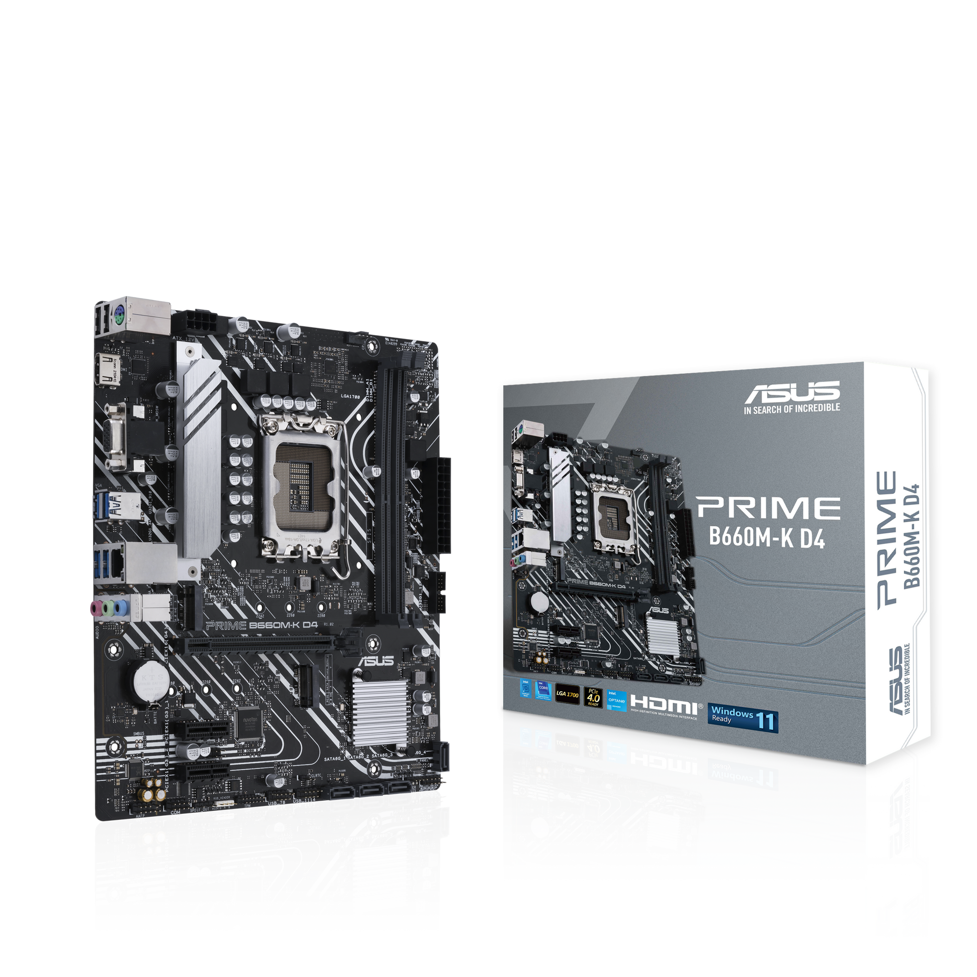 ASUS PRIME B660M-K D4 Gaming Mainboard Sockel Intel LGA 1700 thumbnail 6