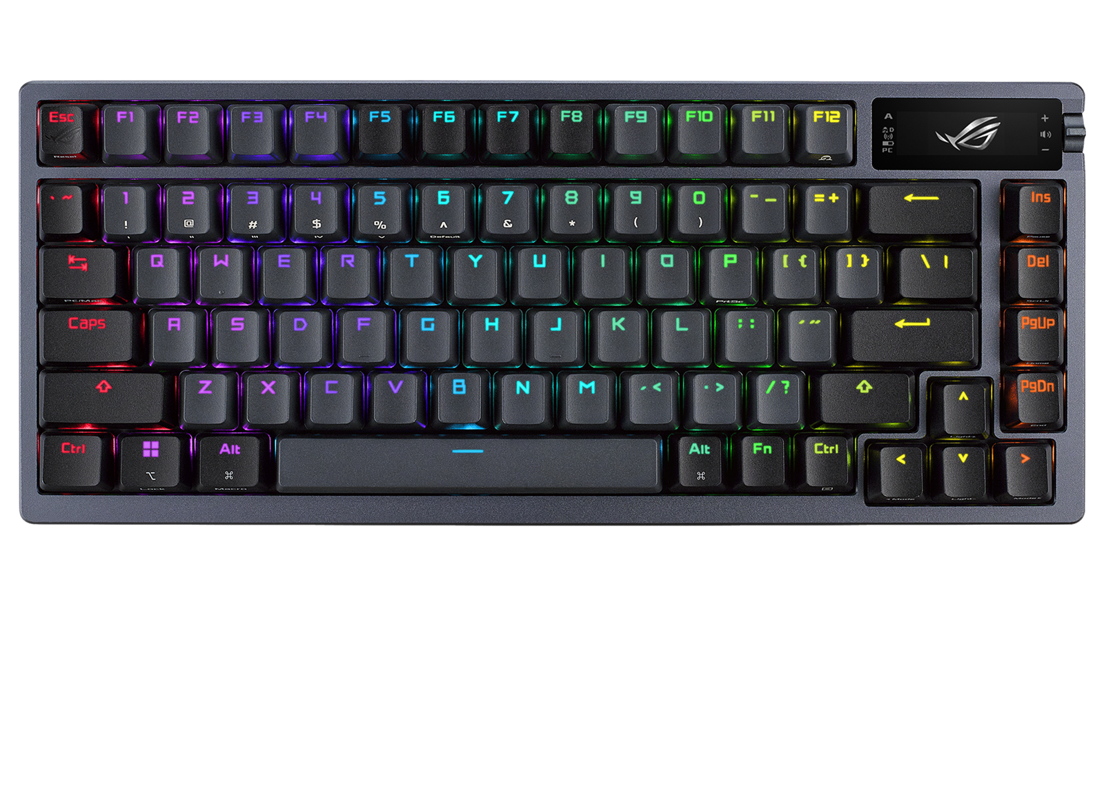 ASUS ROG AZOTH 75% Wireless DIY Custom RGB Gaming Keyboard, NX Red Switches, OLED Display, PBT Keycaps thumbnail 5