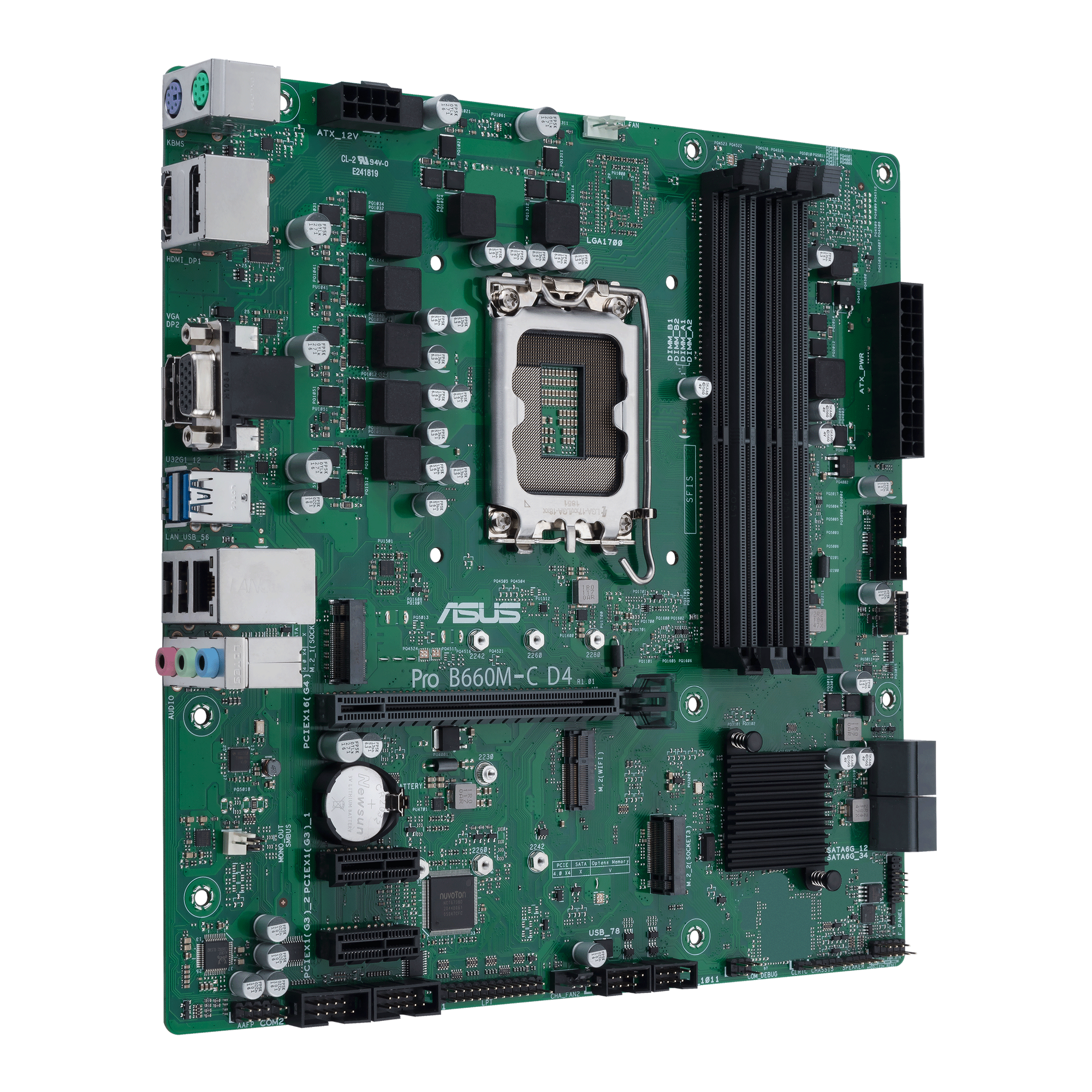 ASUS Pro B660M-C D4-CSM Business Mainboard Sockel Intel LGA 1700 thumbnail 3