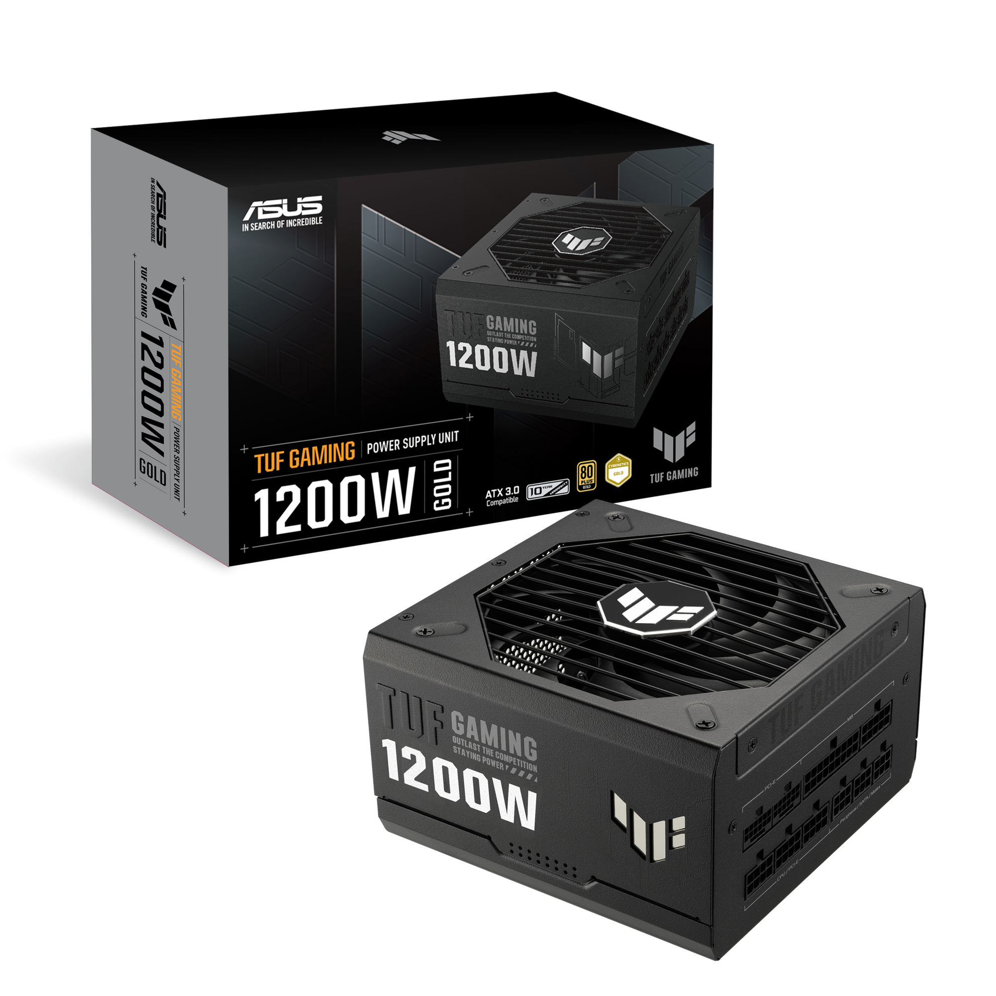 ASUS TUF Gaming 1200W Gold Alimentation (1200 Watts, compatible ATX 3.0) 