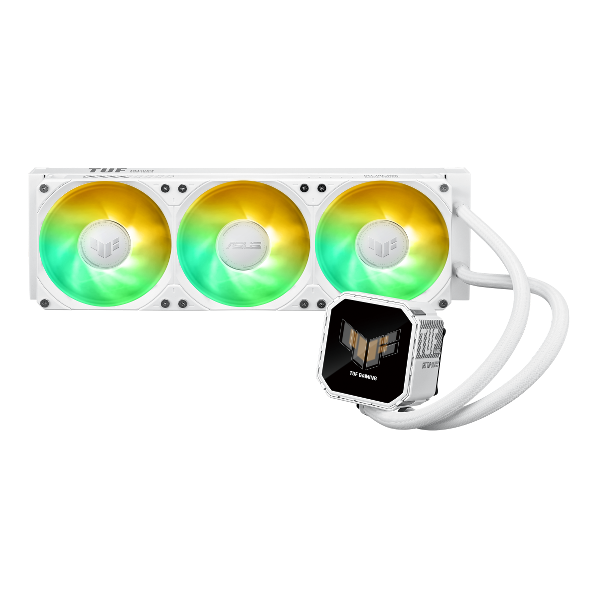 ASUS TUF Gaming LC III 360 ARGB LCD White All-in-One-Flüssig-CPU Wasserkühlung 1