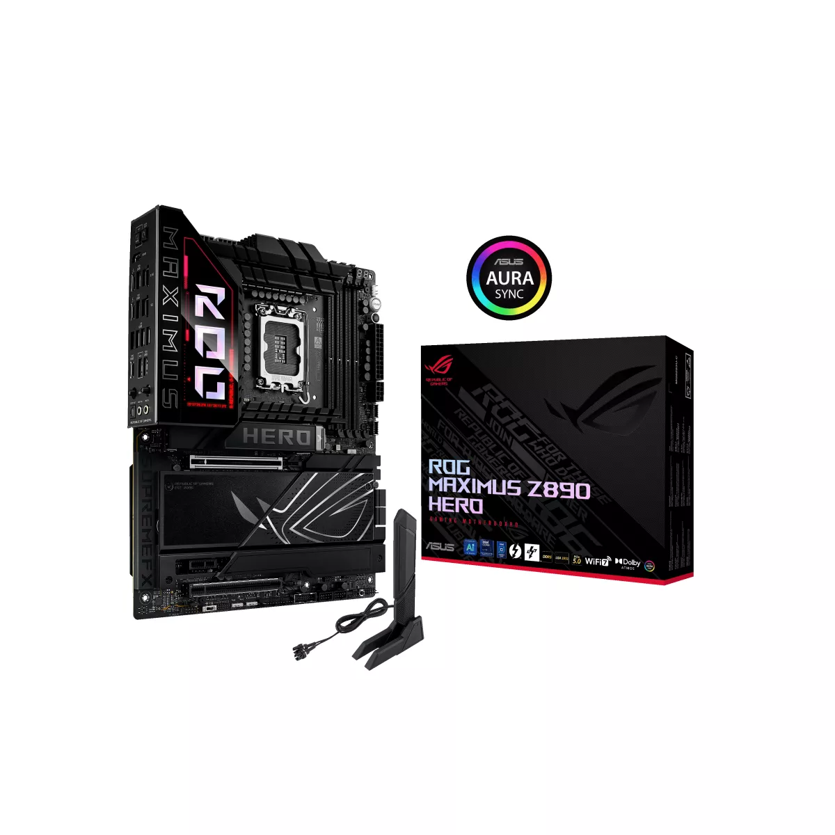 ASUS ROG MAXIMUS Z890 HERO Gaming Mainboard Sockel Intel LGA 1851