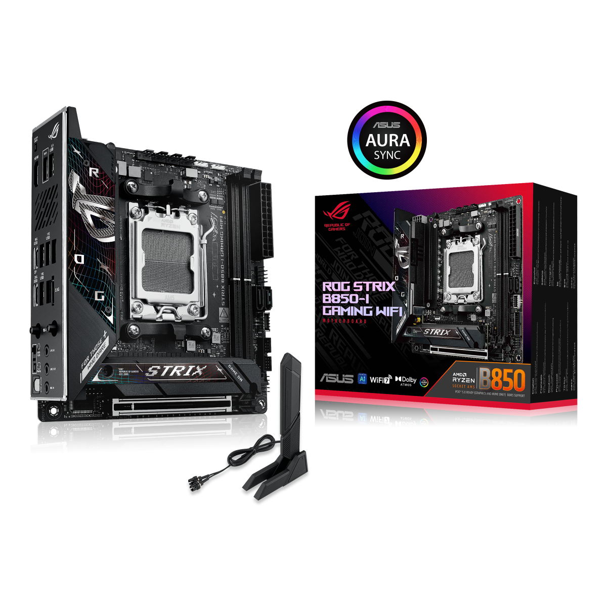 ASUS ROG STRIX B850-I GAMING WIFI Mainboard Sockel AMD AM5 