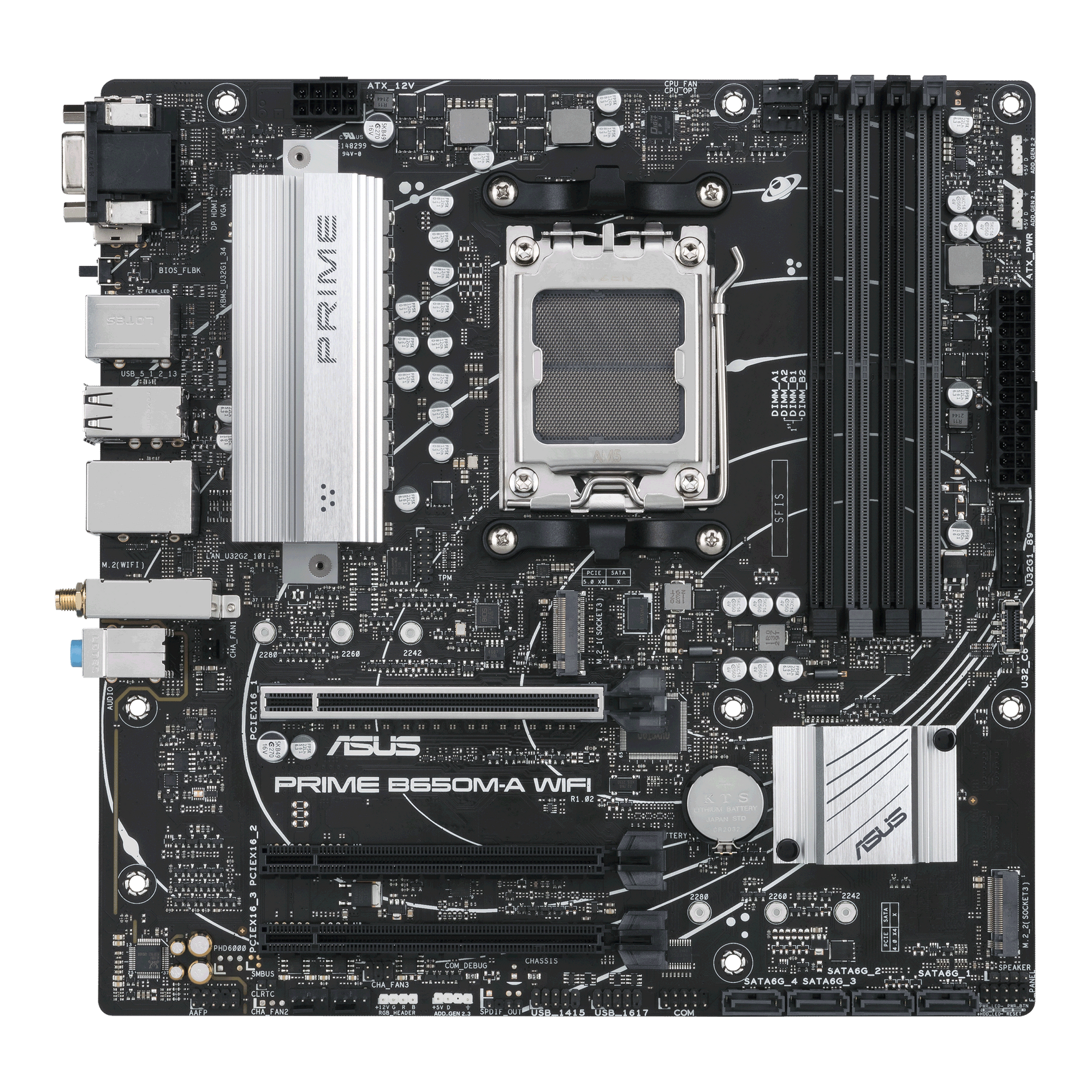 ASUS Prime B650M-A CSM Mainboard Sockel AMD AM5 thumbnail 2