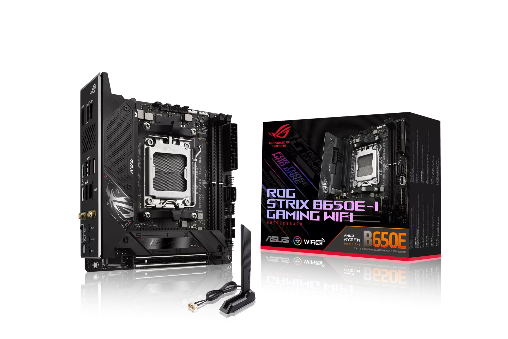 ASUS ROG STRIX B650E-I GAMING WIFI motherboard socket AMD AM5 ASUS ROG STRIX B650E-I GAMING WIFI motherboard socket AMD AM5