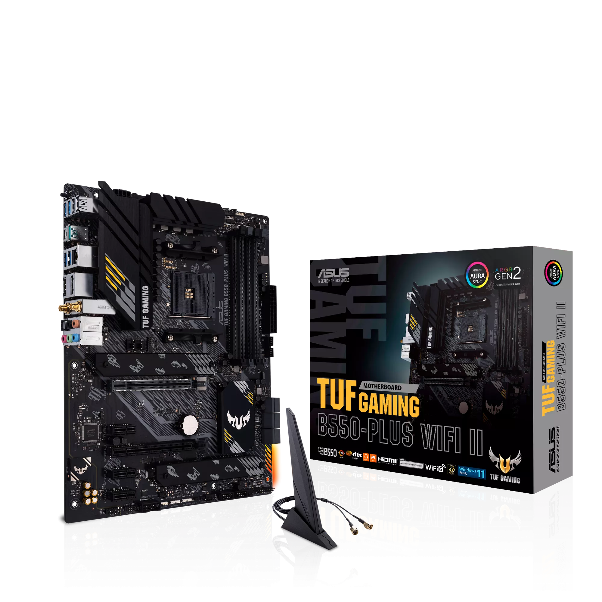 ASUS TUF GAMING B550-PLUS WIFI II Mainboard Sockel Ryzen AM4