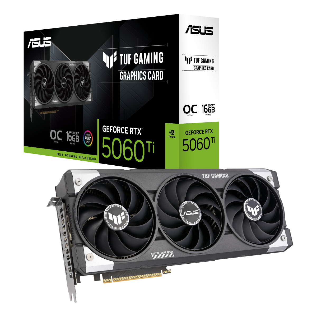 ASUS TUF Gaming GeForce RTX 5060 Ti OC Edition 16GB GDDR7 Gaming Grafikkarte thumbnail 3