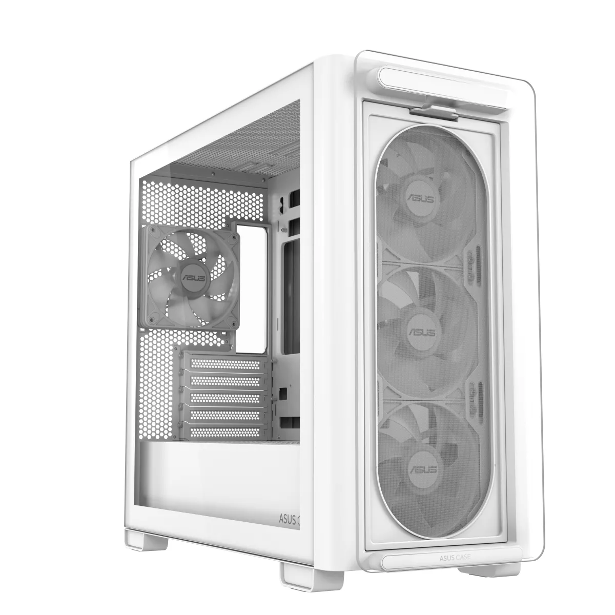 ASUS A23 PLUS TG ARGB White microATX PC Gehäuse ASUS A23 PLUS TG ARGB White microATX PC Gehäuse