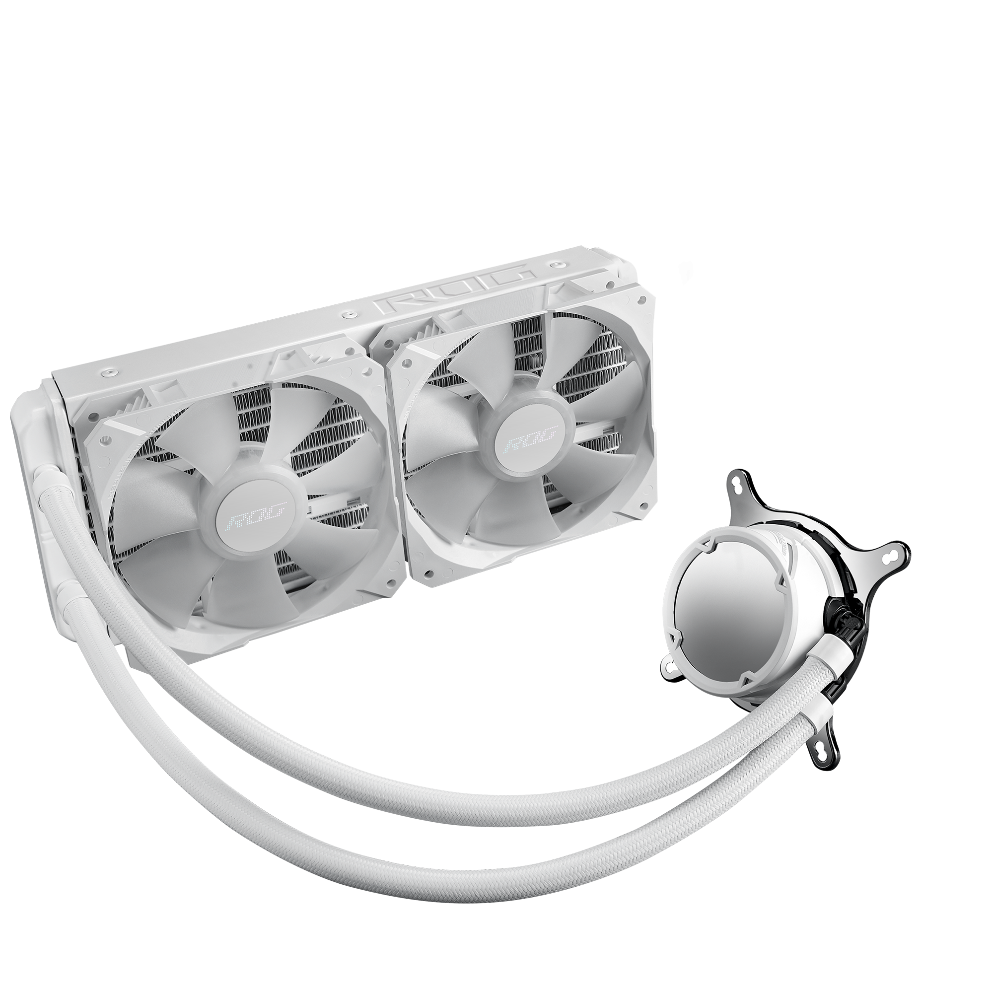 ASUS ROG STRIX LC II 240 ARGB White Edition All-in-One Flüssig-CPU-Wasserkühlung 2