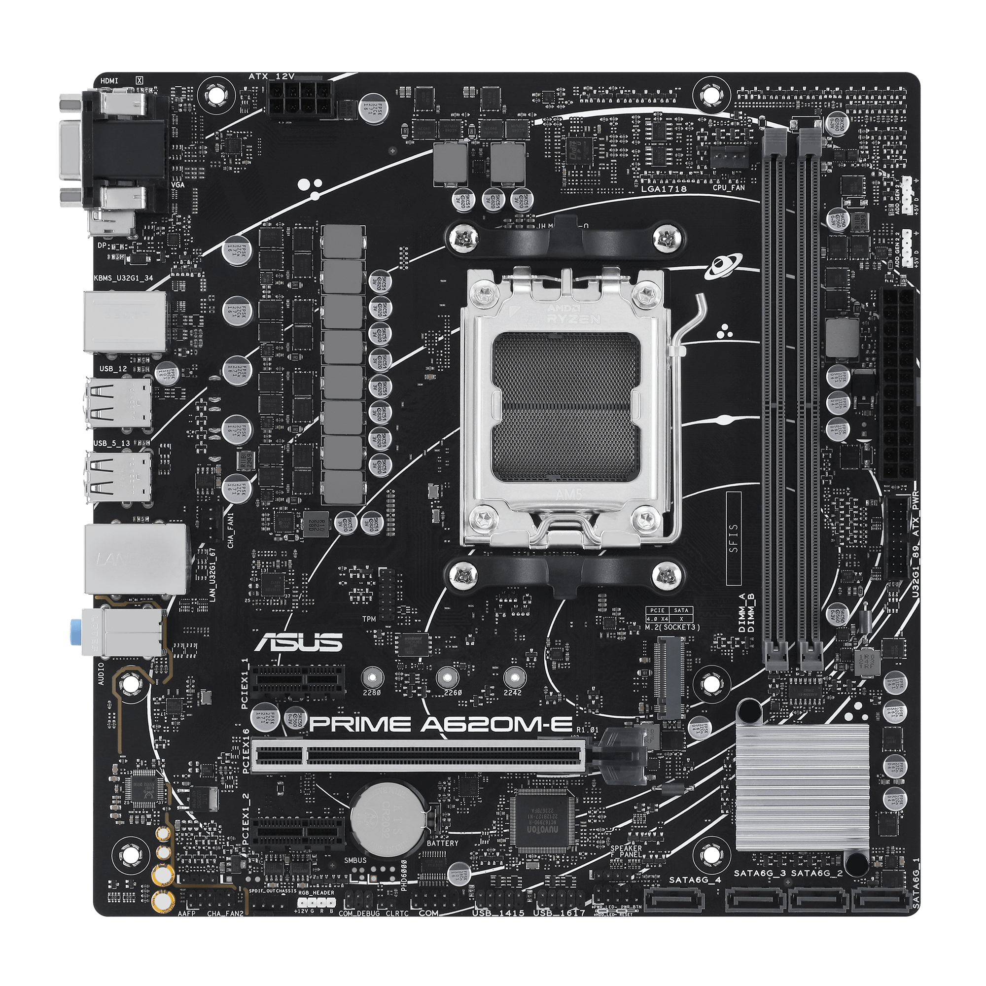 ASUS Prime A620M-E-CSM Mainboard Sockel AMD A620 thumbnail 4