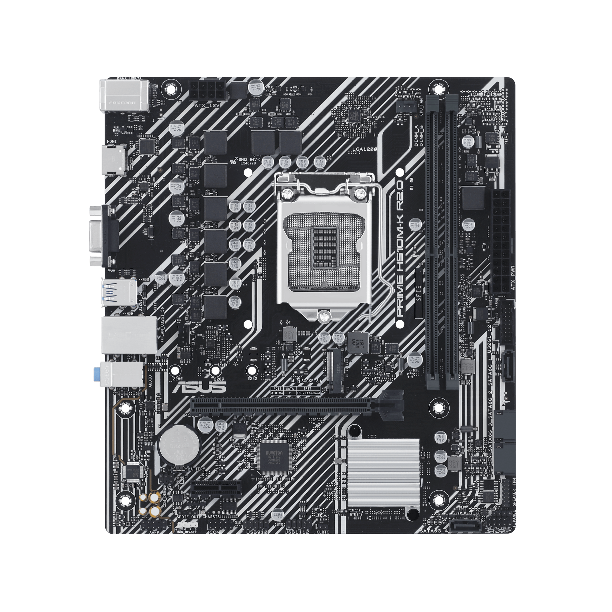 ASUS Prime H510M-K R2.0 motherboard socket Intel LGA 1200 thumbnail 5