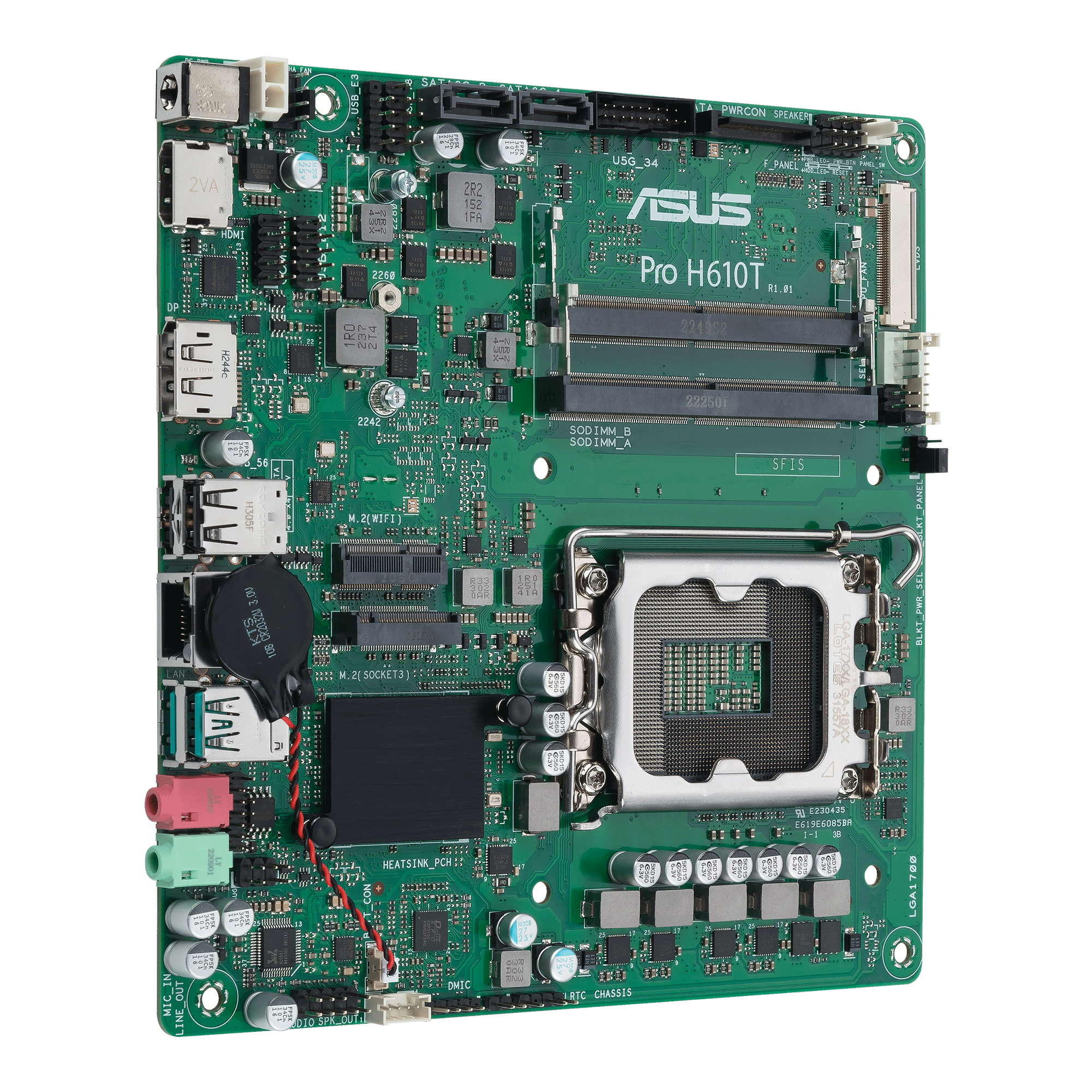 ASUS Pro H610T-CSM Mini-ITX H610 Business-Mainboard thumbnail 4