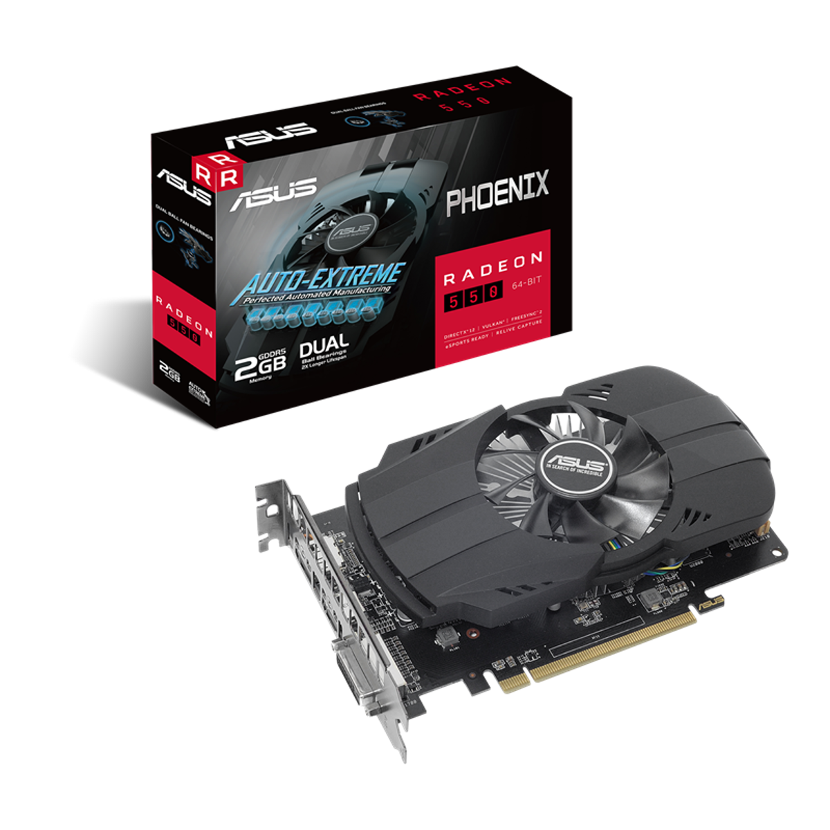 ASUS Phoenix AMD Radeon™ 550 2G GDDR5 Gaming Grafikkarte 1