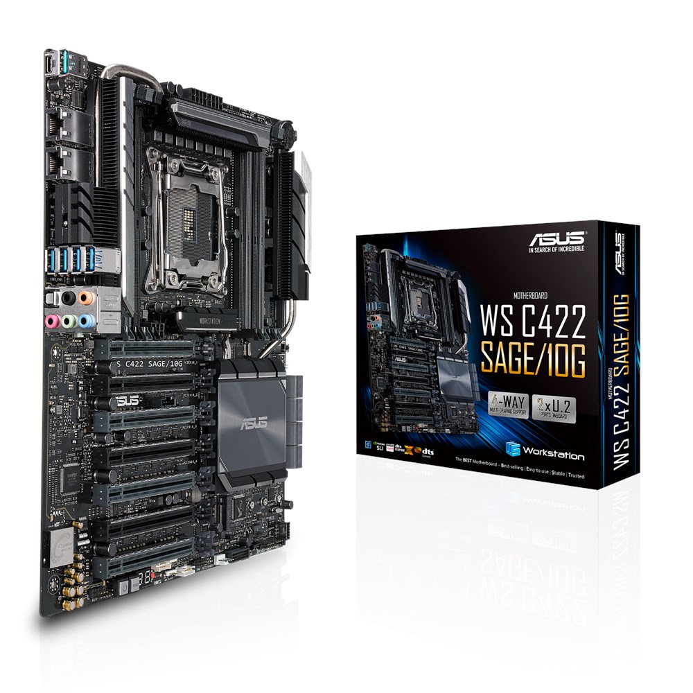 ASUS WS C422 SAGE/10G Workstation Mainboard 1