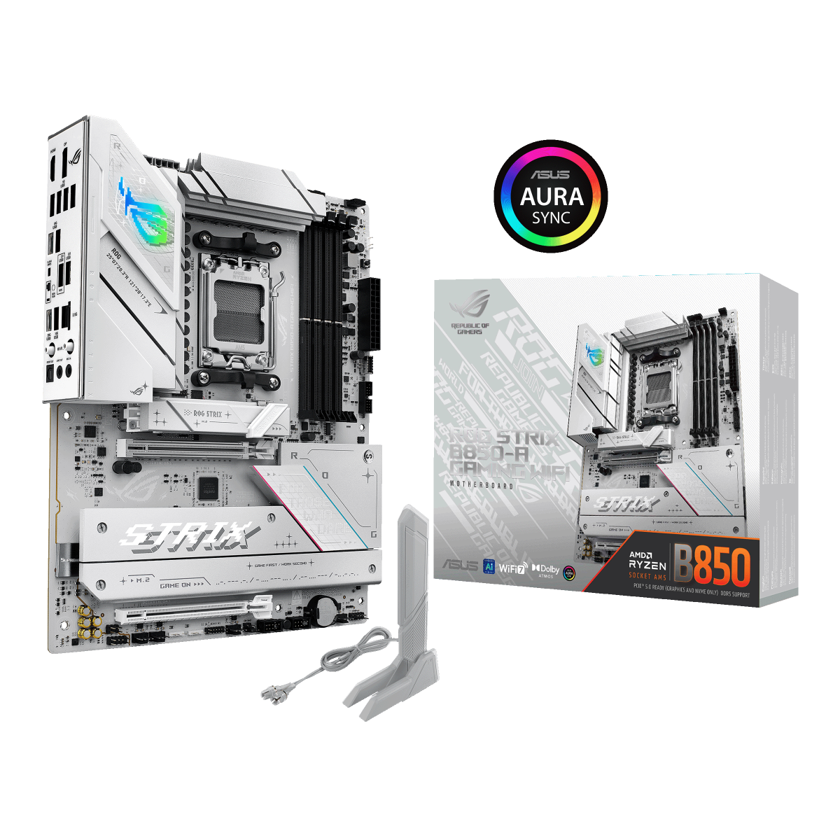 ASUS ROG STRIX B850-A GAMING WIFI Mainboard Sockel AMD AM5 