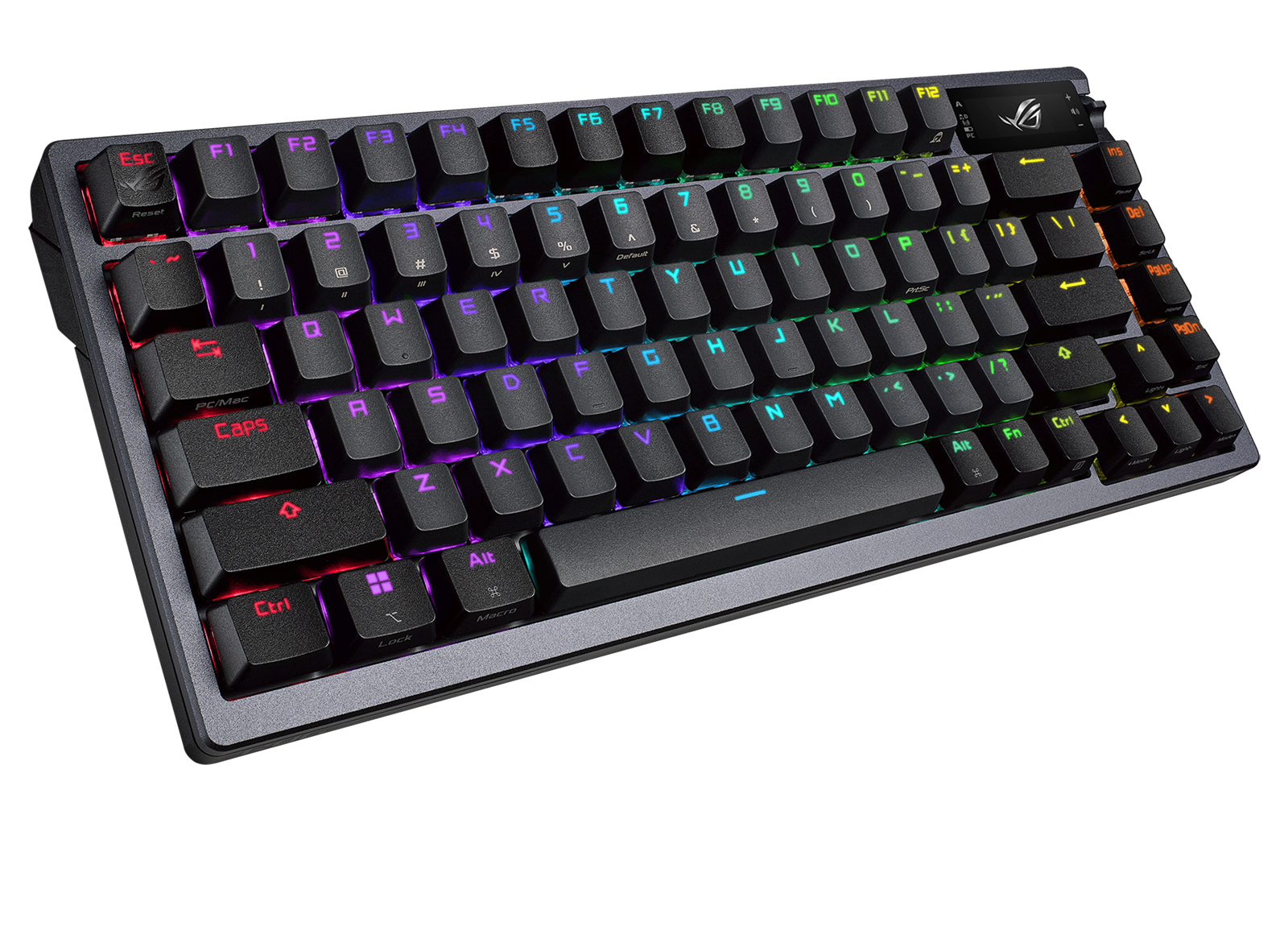 ASUS ROG AZOTH 75% Wireless DIY Custom RGB Gaming Keyboard, NX Red Switches, OLED Display, PBT Keycaps