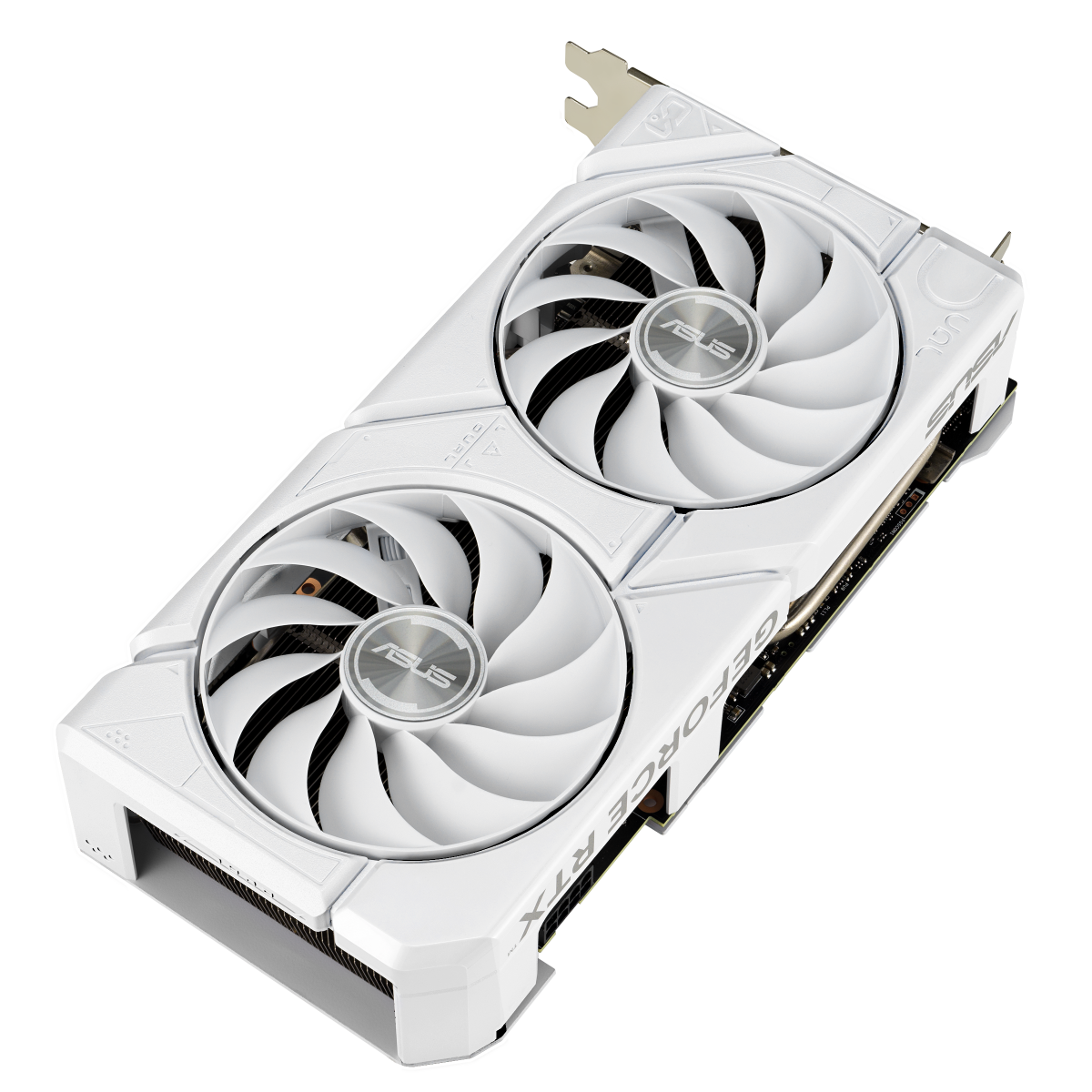 ASUS Dual GeForce RTX 4060 EVO White OC Edition 8GB GDDR6 Gaming Grafikkarte weiß thumbnail 3