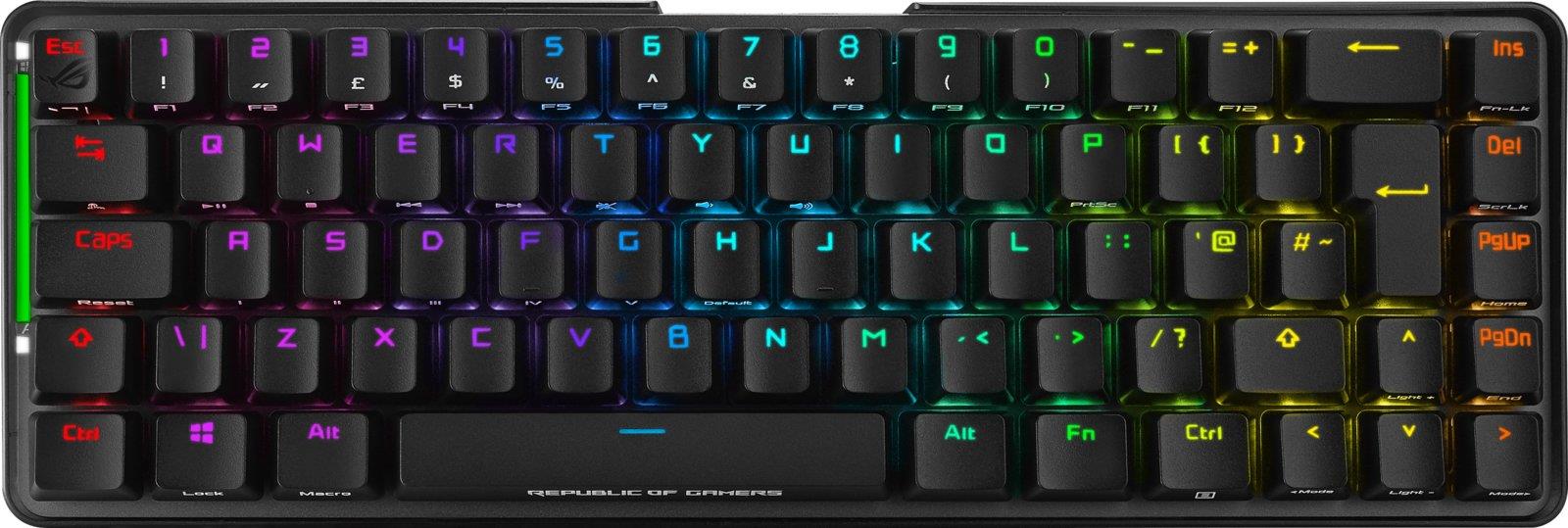 ASUS ROG FALCHION Wireless Mechanical RGB Gaming Keyboard 65% form-factor (Cherry MX Red) 1